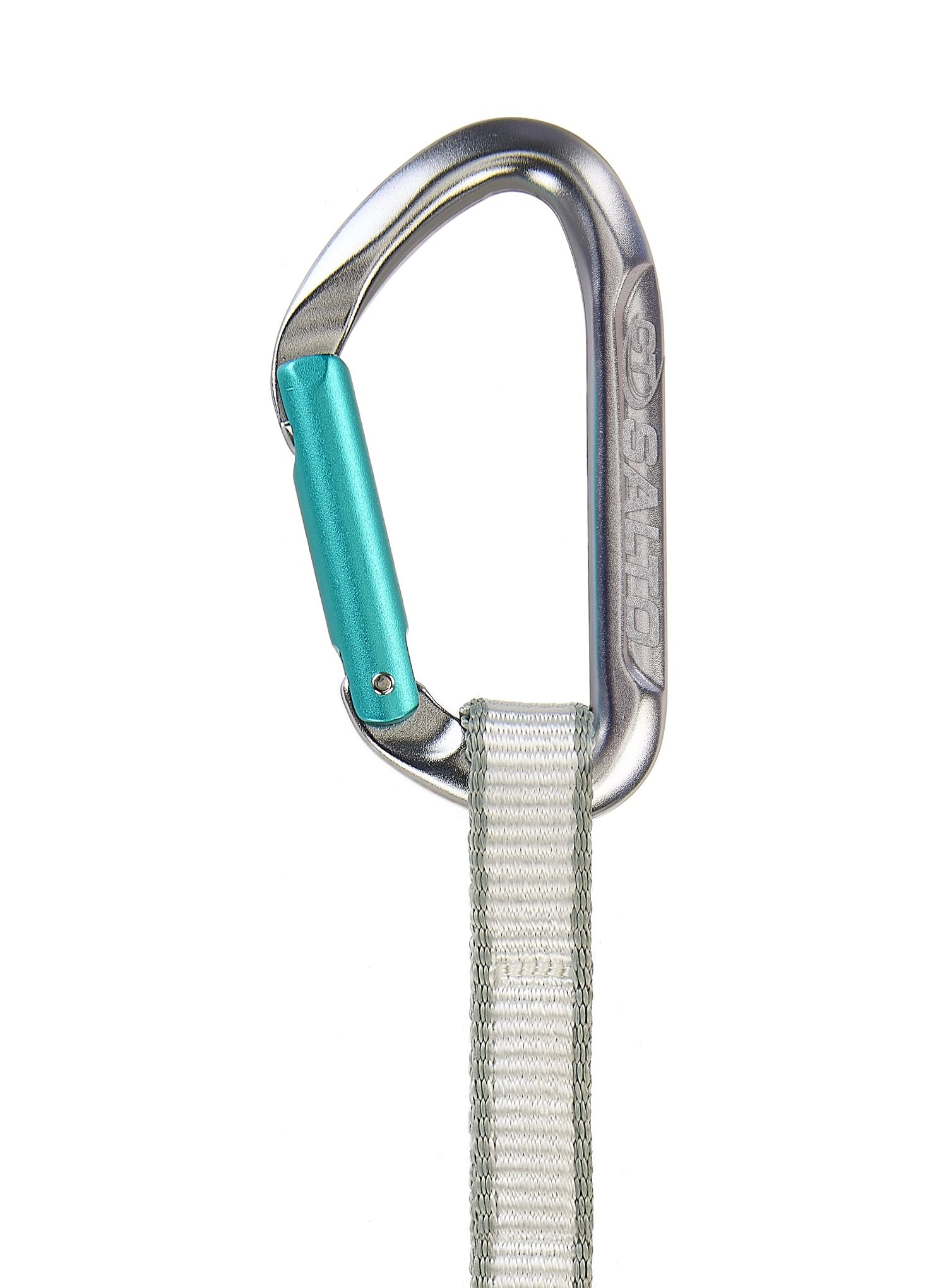 Відтяжка  Climbing Technology/SKYLOTEC Salto Set NY 22 cm - titanium/acquamarine
