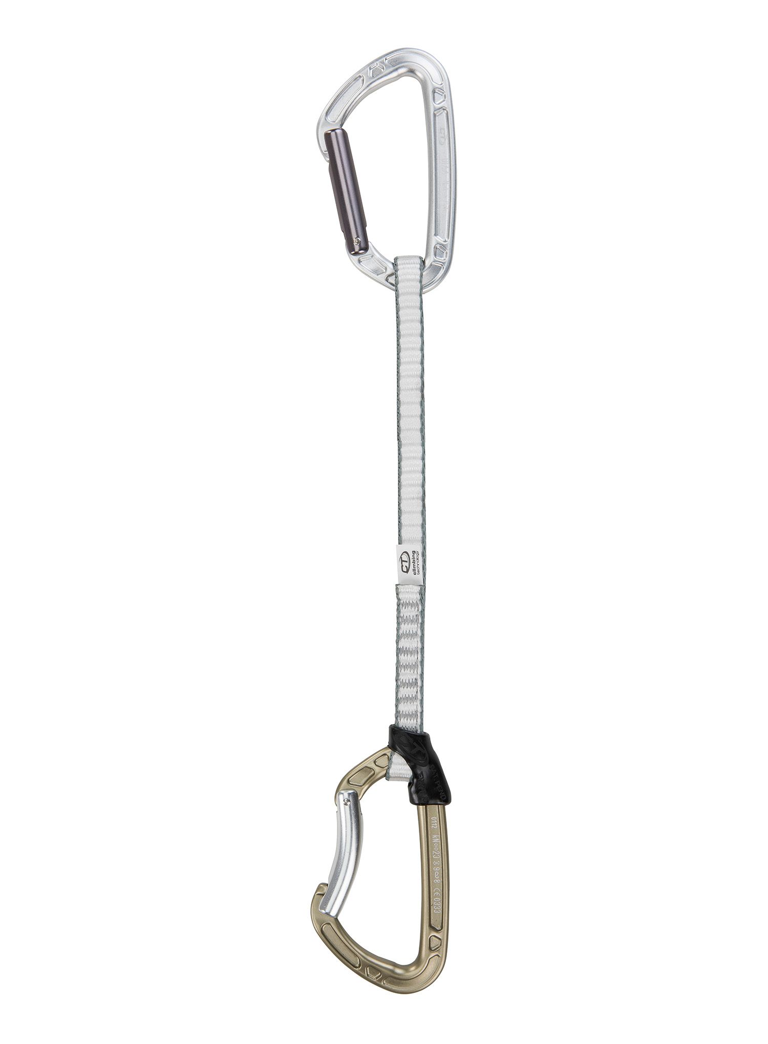 Відтяжка  Climbing Technology/SKYLOTEC Aerial Pro DY HC Set 22cm - silver/hard coating