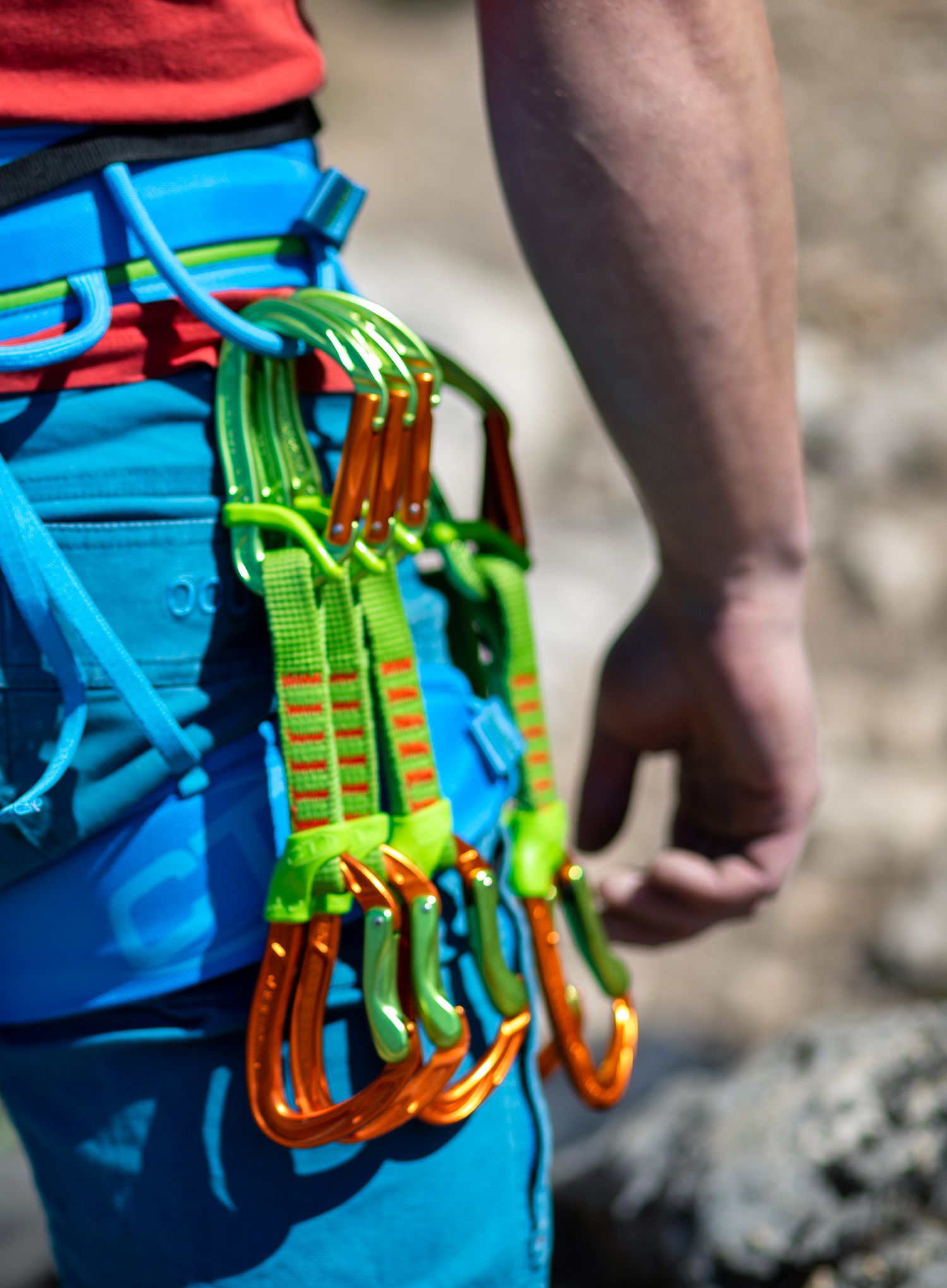 Відтяжка  Climbing Technology Nimble Fixbar Set NY 12 cm - green/orange