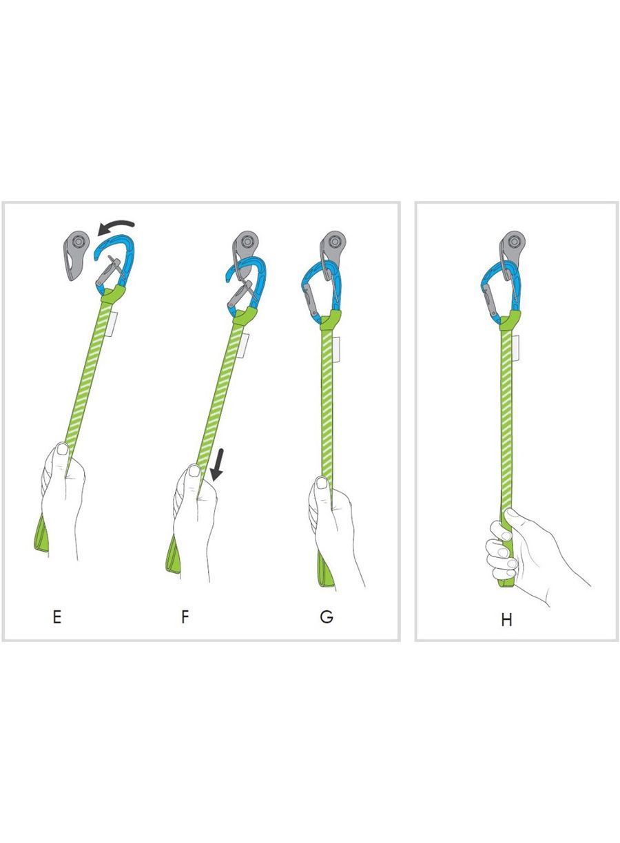 Відтяжка  Climbing Technology/SKYLOTEC Tricky - light blue/green