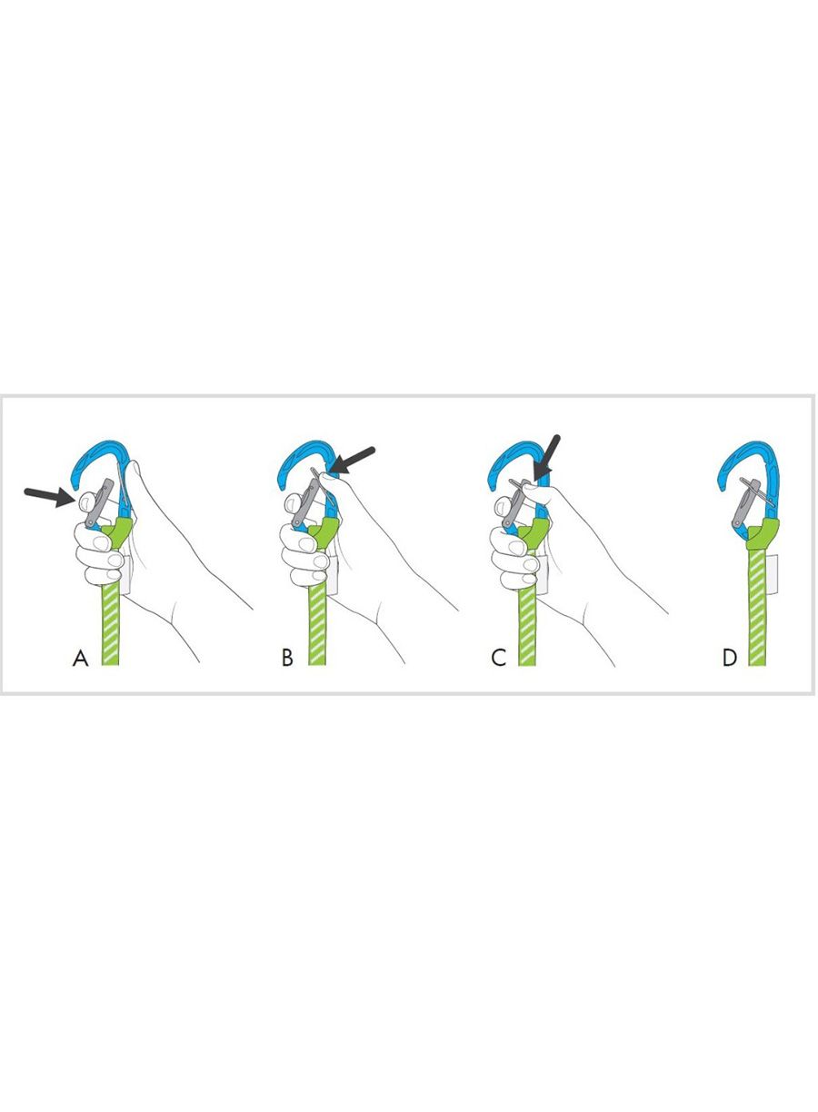 Відтяжка  Climbing Technology/SKYLOTEC Tricky - light blue/green