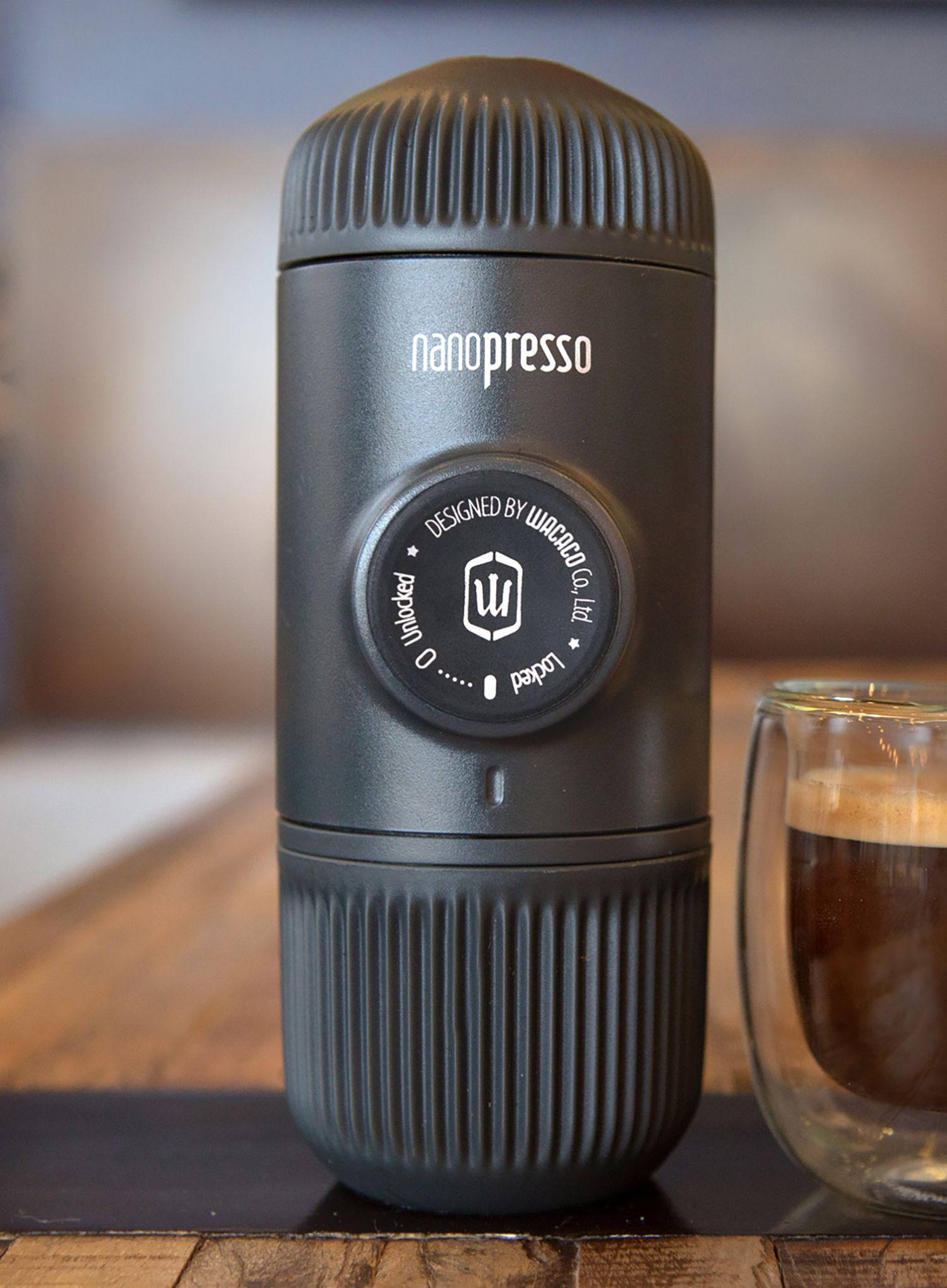 Кавоварка Wacaco Nanopresso + adapter - grey