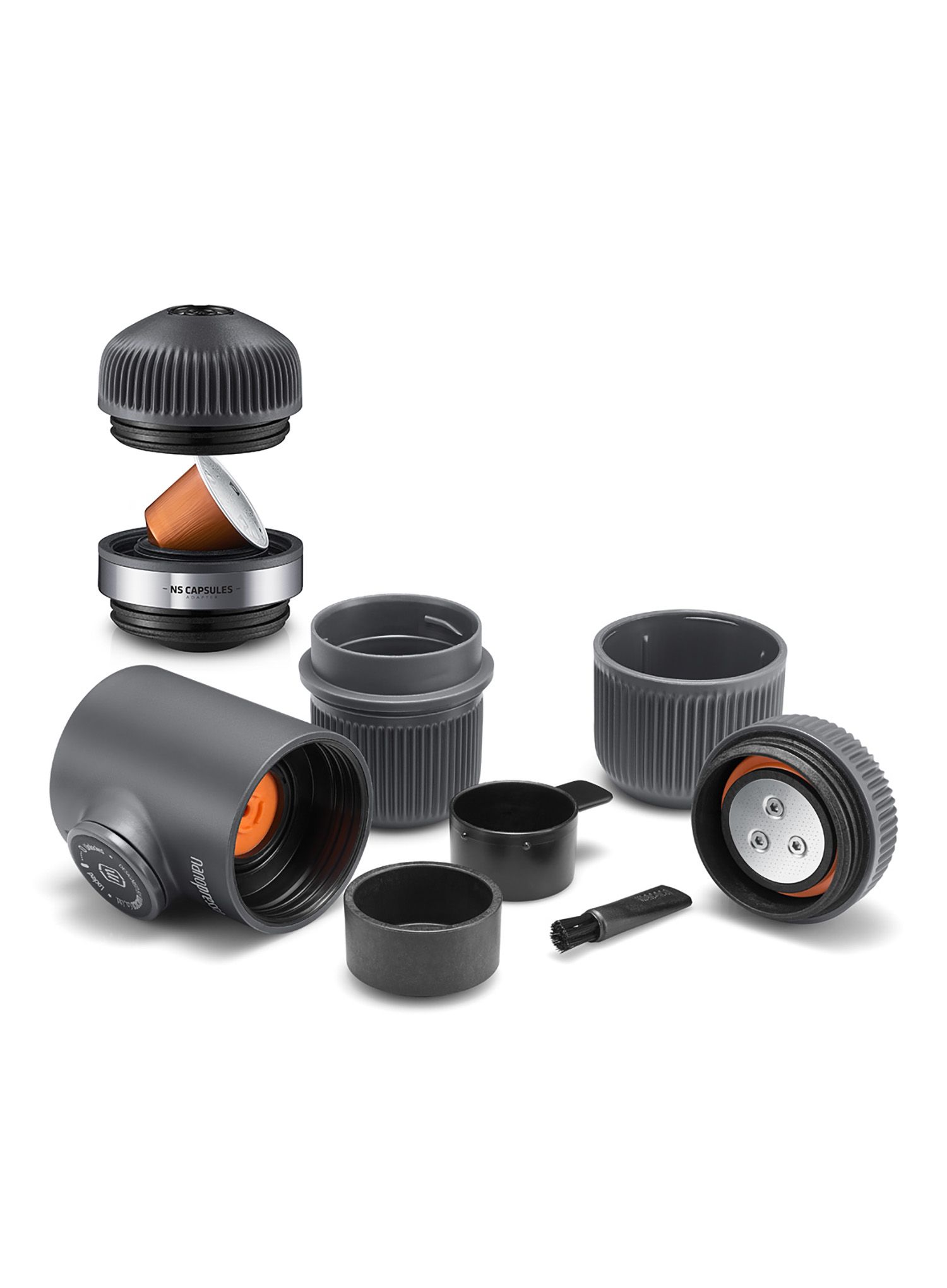 Кавоварка Wacaco Nanopresso + adapter - grey