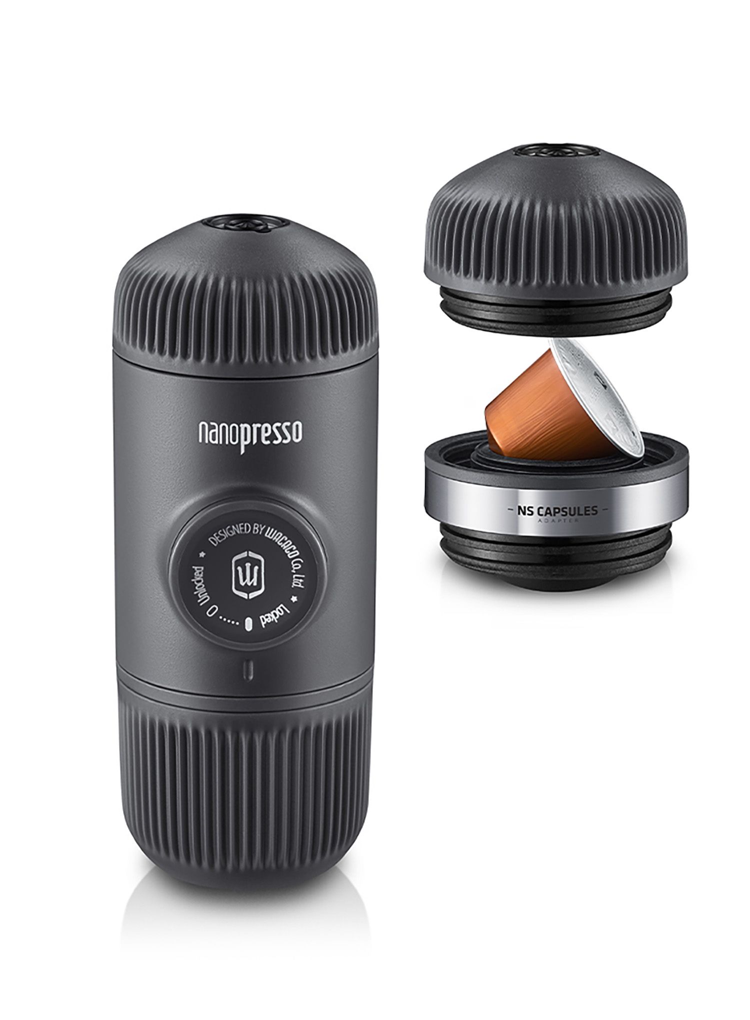 Кавоварка Wacaco Nanopresso + adapter - grey