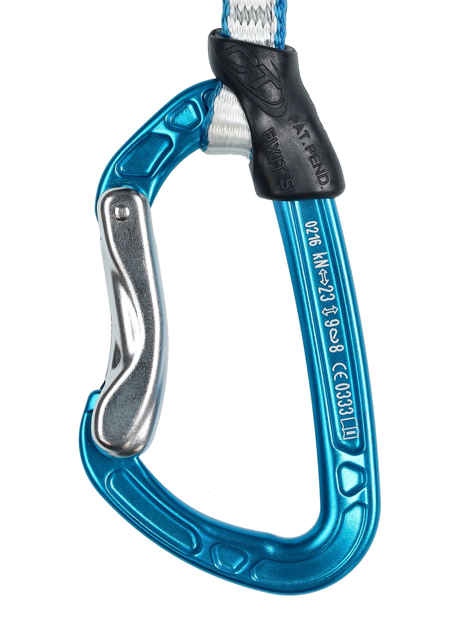 Відтяжка  Climbing Technology/SKYLOTEC Aerial PRO Set DY Set 17cm - silver/light blue