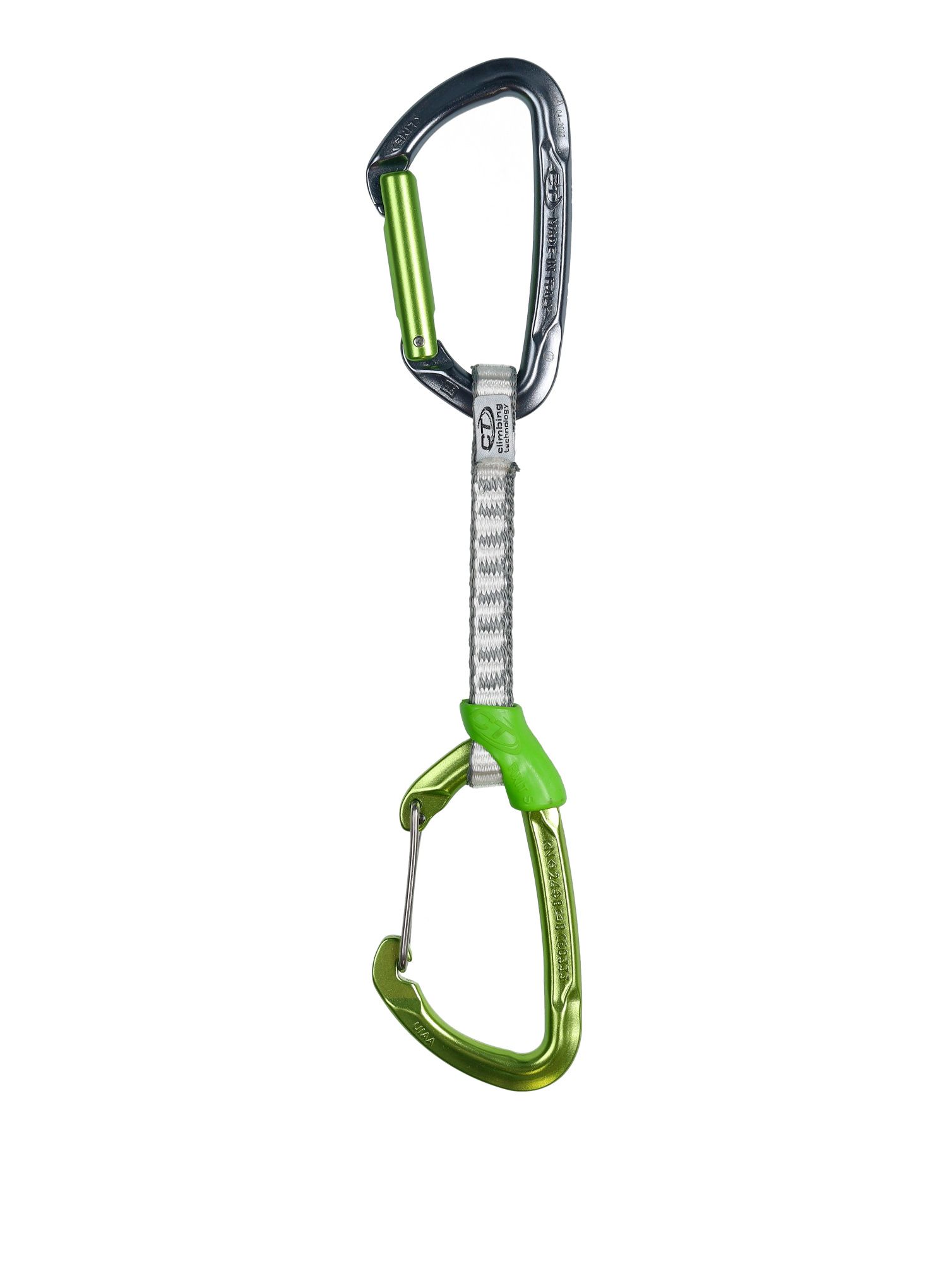 Відтяжка  Climbing Technology Lime Set M-DY 12 cm - grey/green