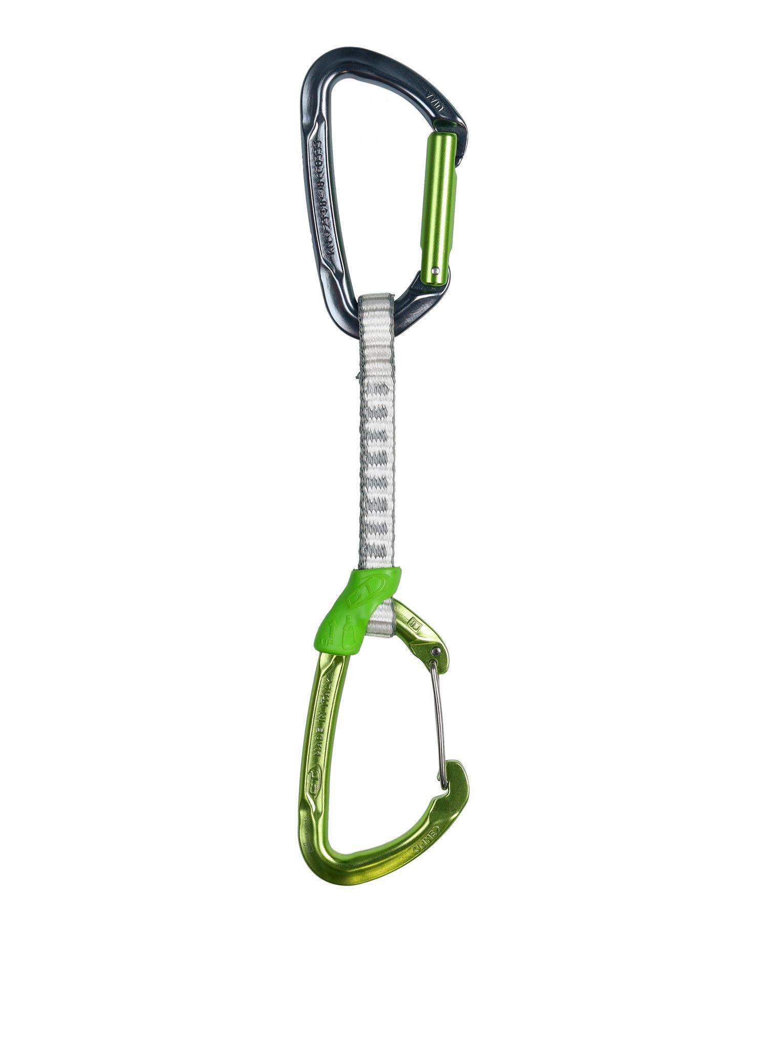 Відтяжка  Climbing Technology Lime Set M-DY 12 cm - grey/green
