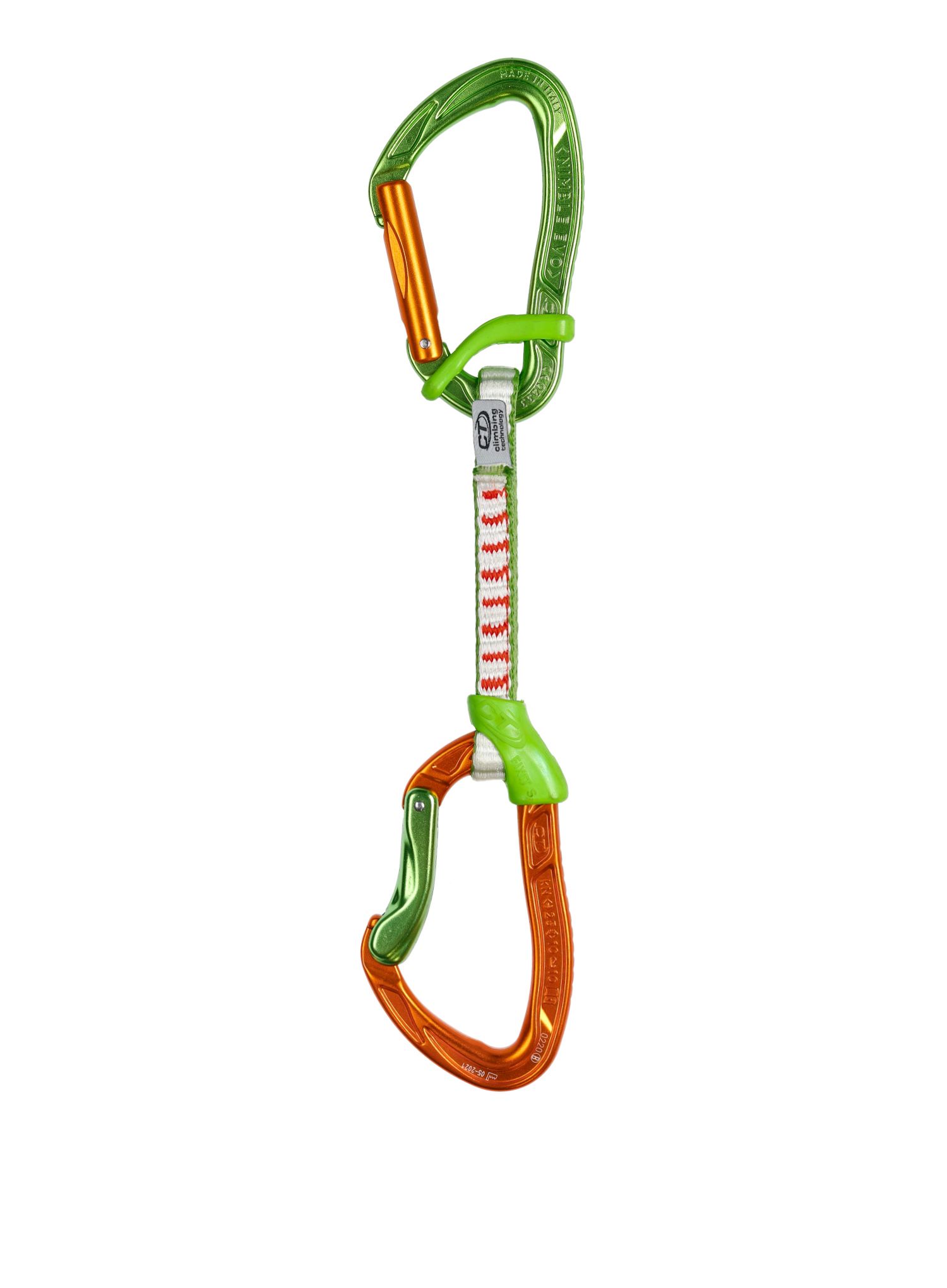Відтяжка  Climbing Technology Nimble Fixbar Set DY 12 cm - green/orange