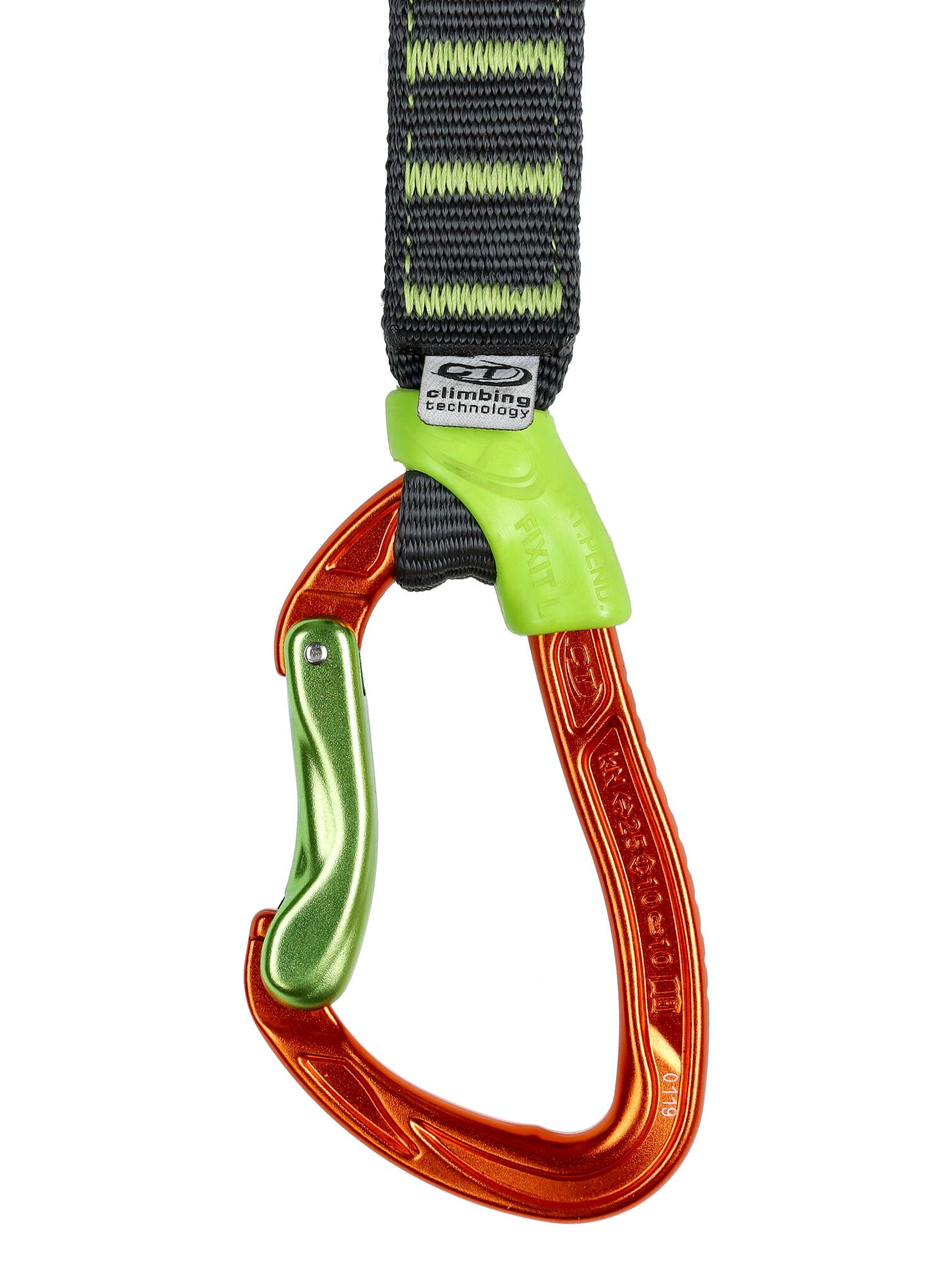 Відтяжка  Climbing Technology Nimble Fixbar Set NY Pro 12 cm - green/orange