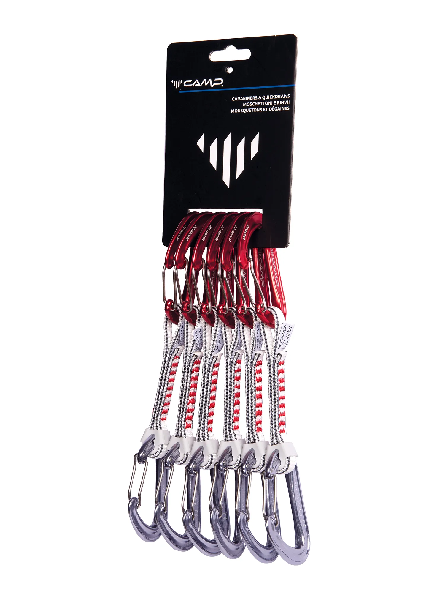 відтяжки Camp Nano 22 Express KS 12 cm 6 Pack