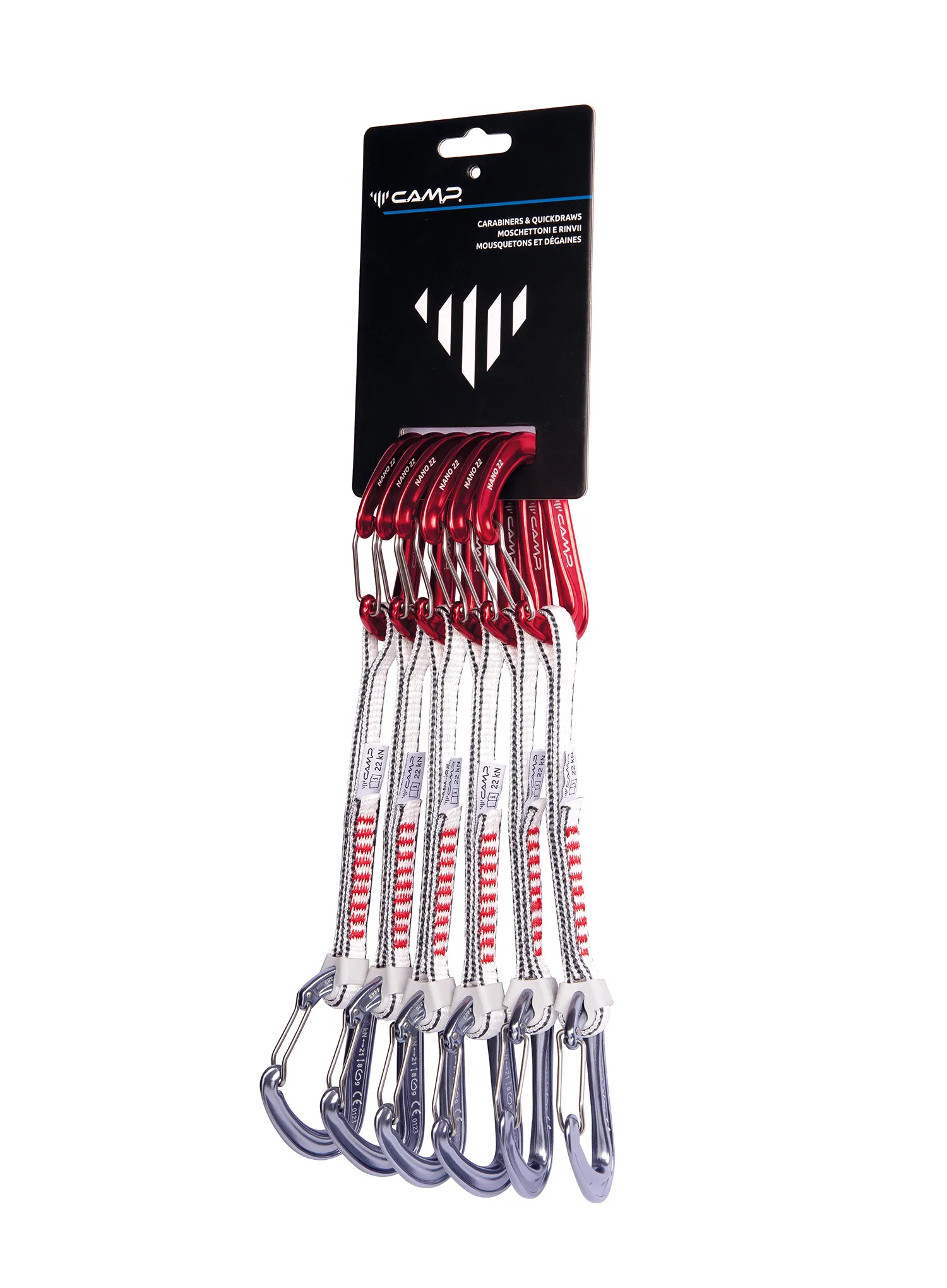 відтяжки Camp Nano 22 Express KS 18 cm 6 Pack
