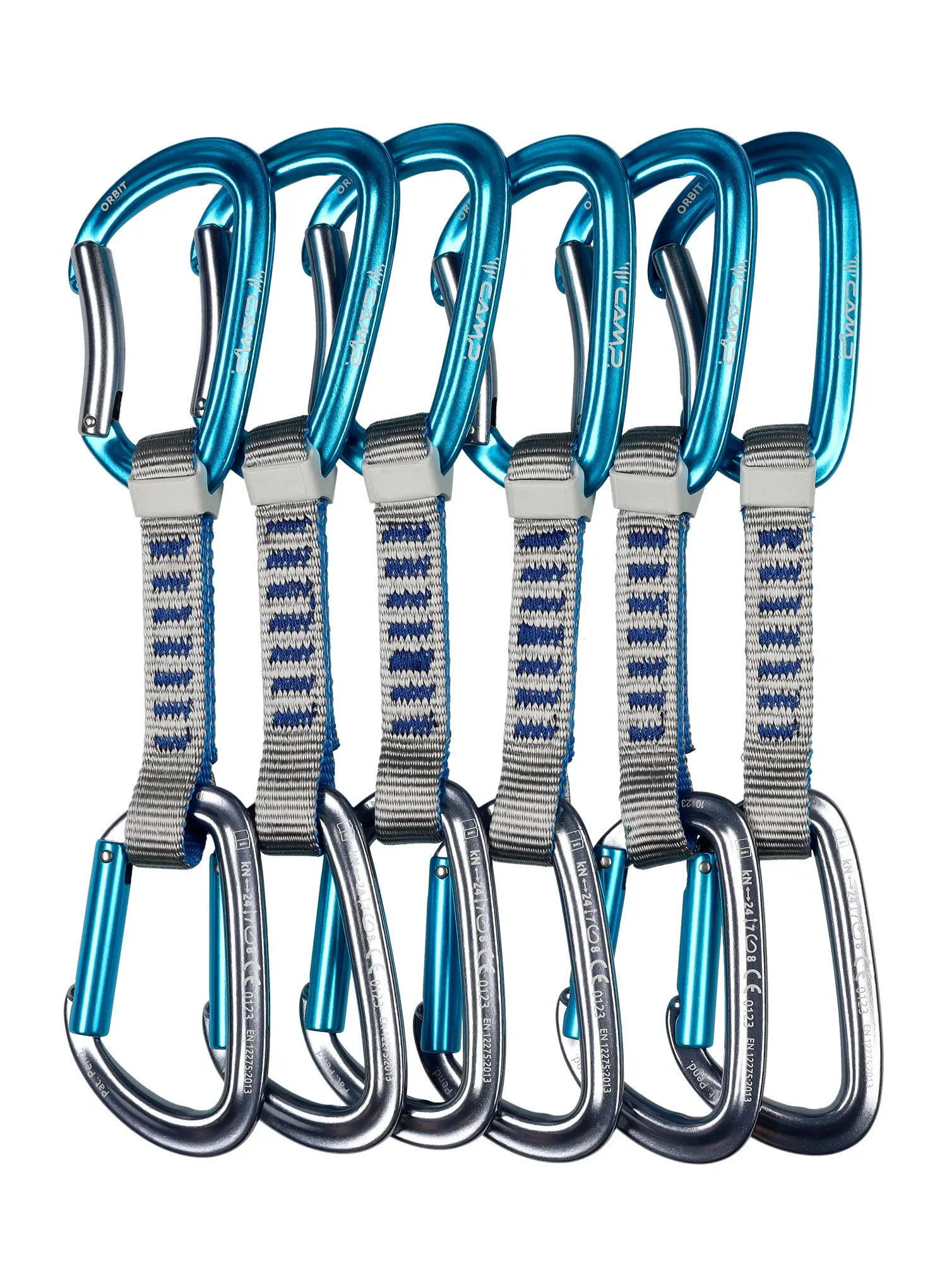 відтяжки Camp Orbit Express KS 12 cm 6-pack - grey/blue/blue