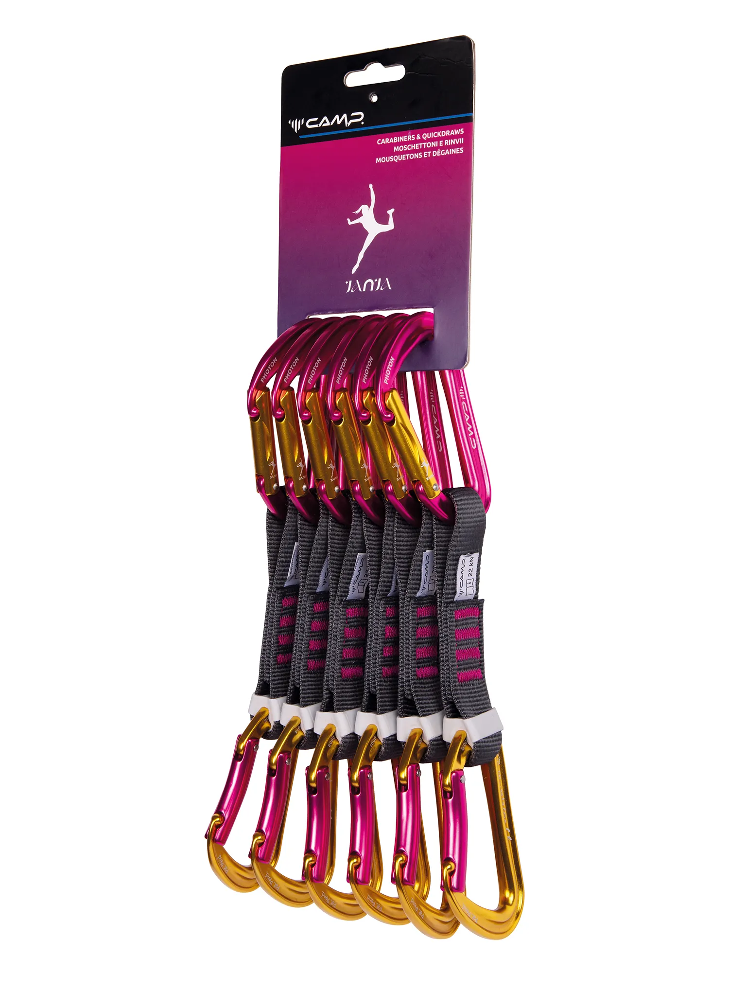 відтяжки Camp Photon Express KS Janja 12 cm 6 Pack