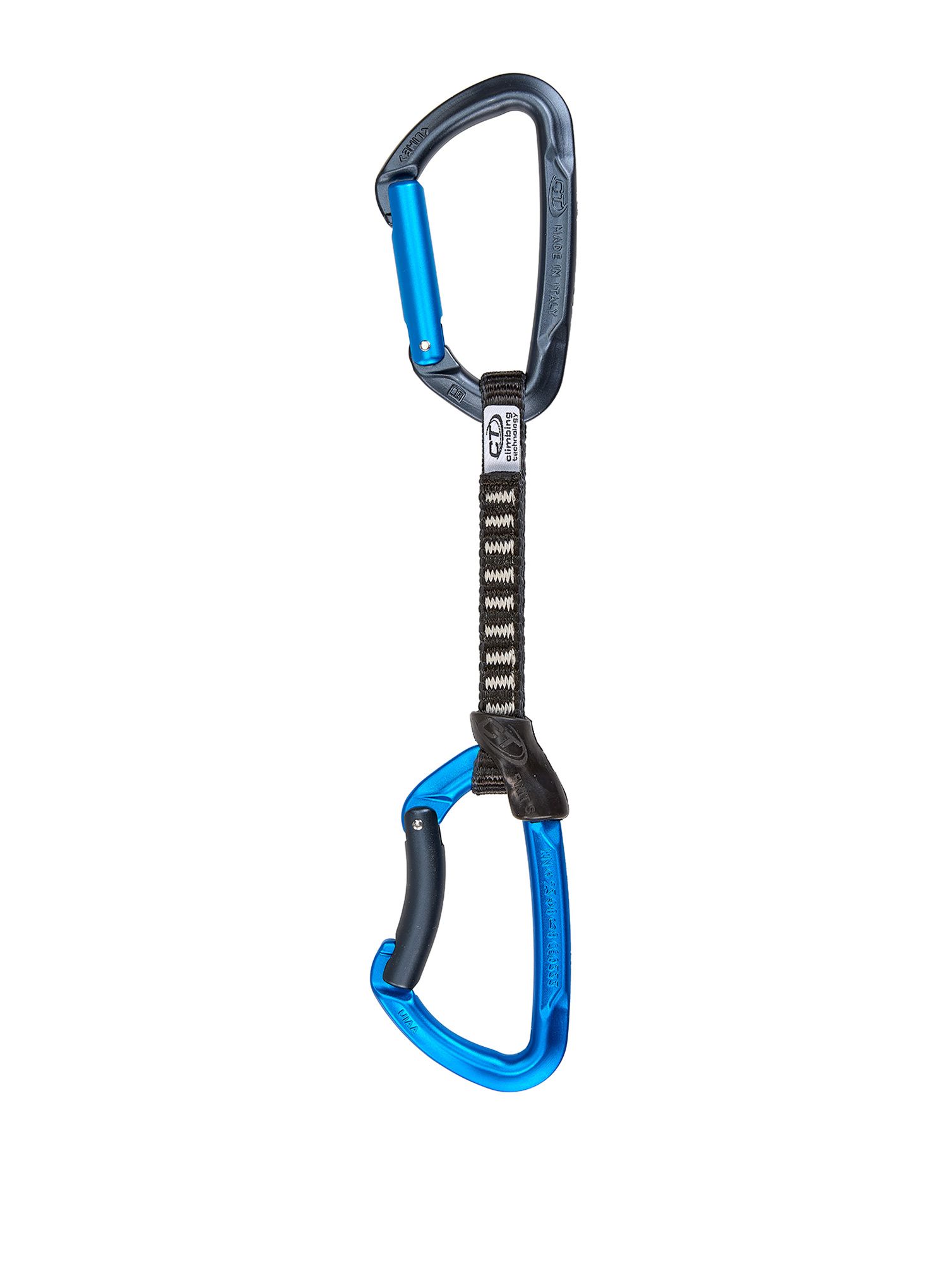 відтяжки Climbing Technology/SKYLOTEC Lime B Set DY 12 cm 6-pack - anthracite/blue