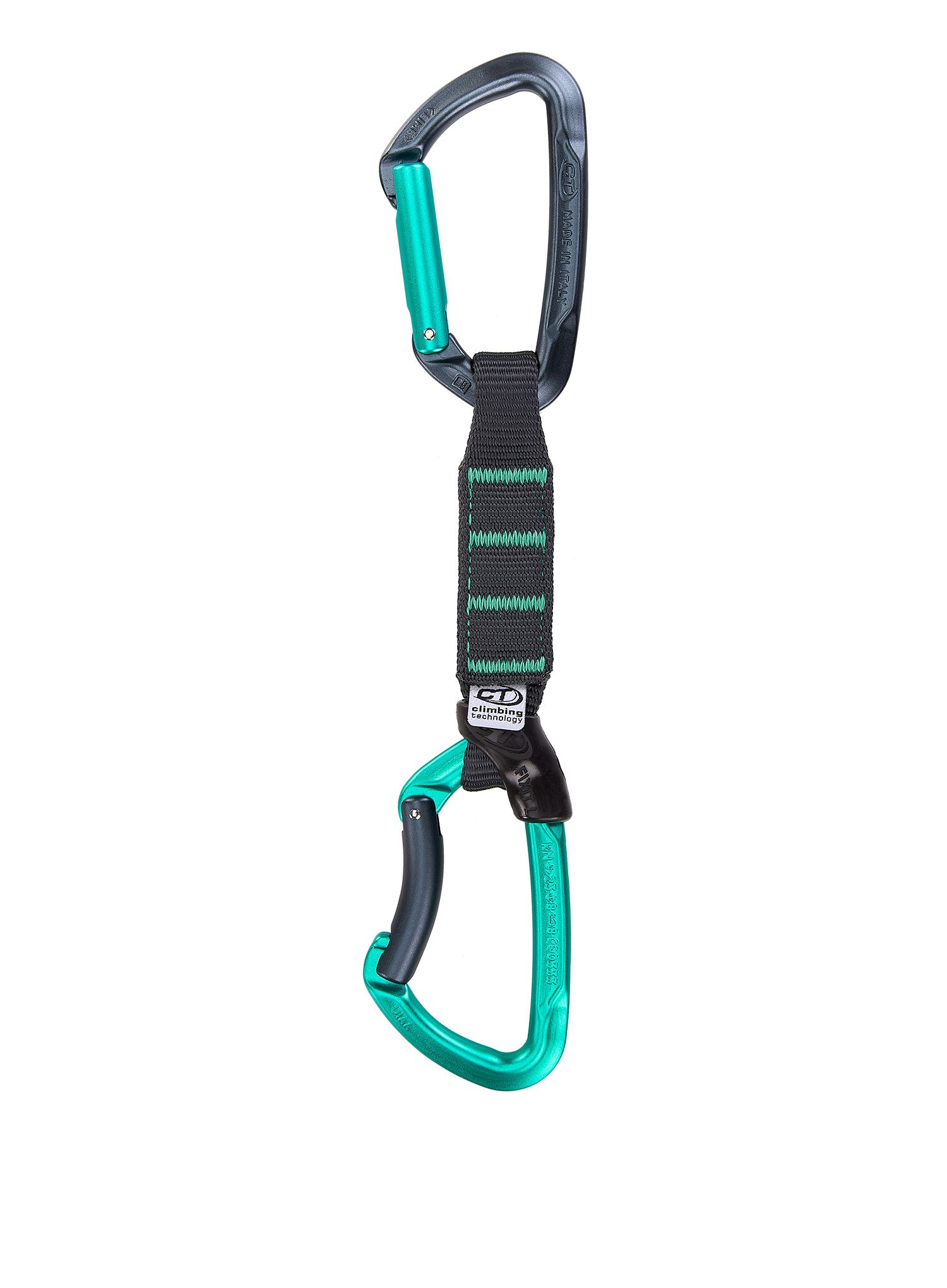 відтяжки Climbing Technology/SKYLOTEC Lime B Set NY Pro 12 cm 6-pack - anthracite/blue marine