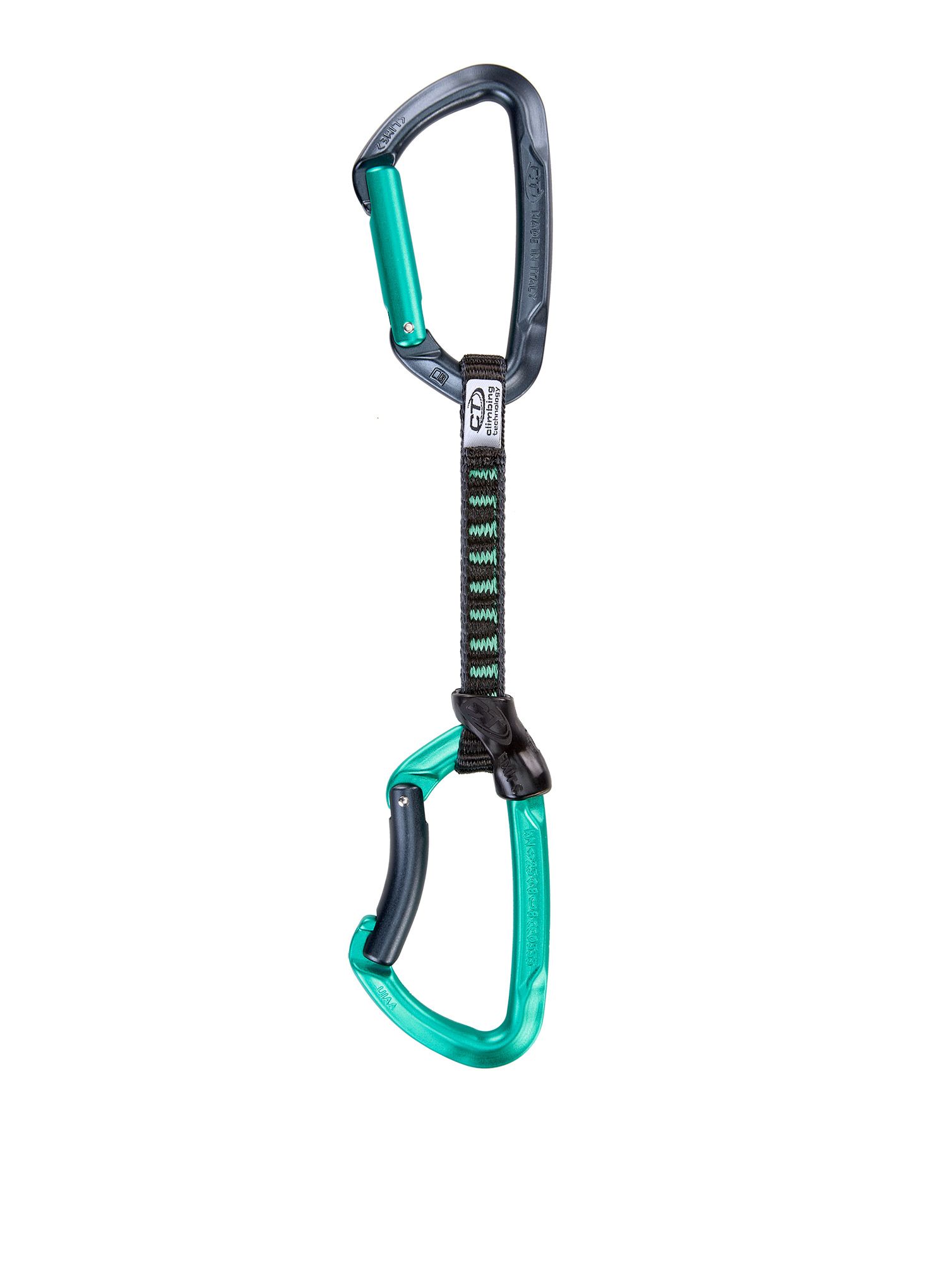 відтяжки Climbing Technology/SKYLOTEC Lime Set DY  12 cm 6-pack - anthracite/blue marine