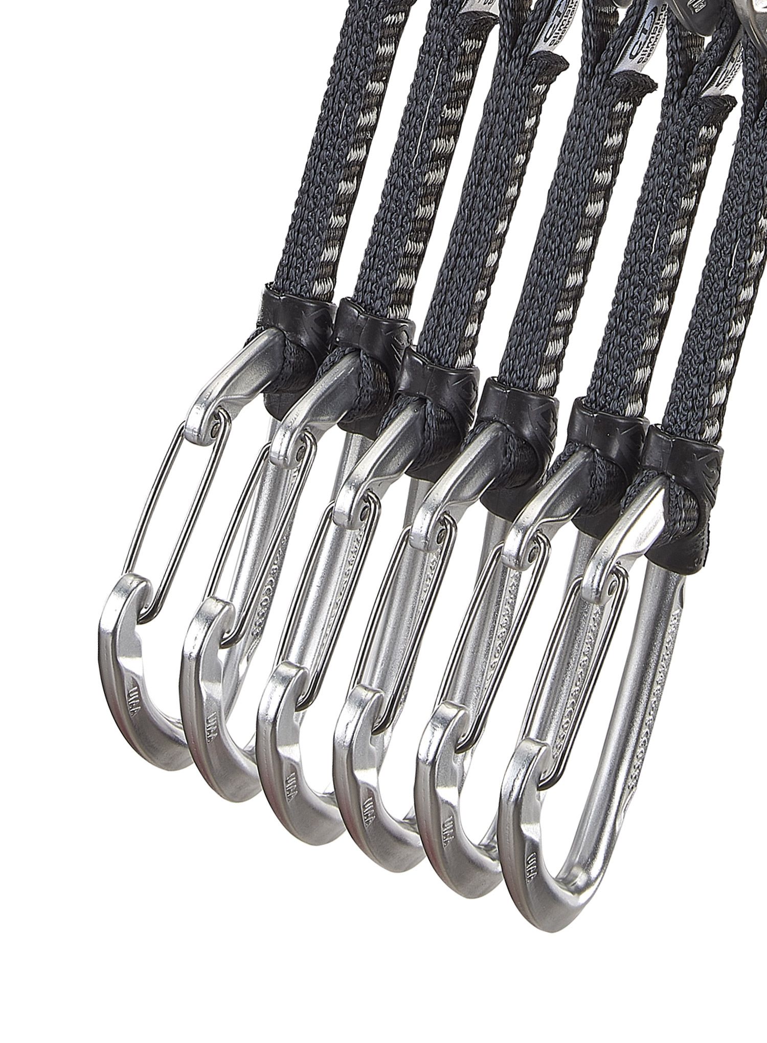 відтяжки Climbing Technology/SKYLOTEC Lime Set M-UL 12 cm 6-Pack - silver