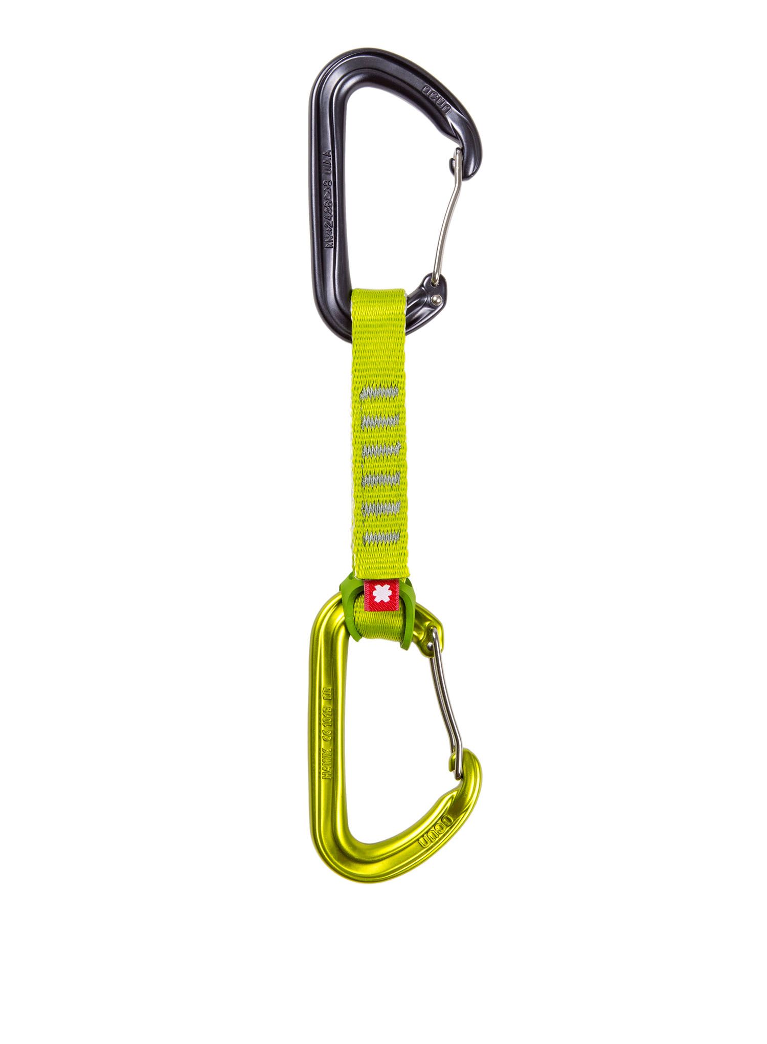 відтяжки Ocun Hawk QD Wire Eco-Pes 16 mm 10 cm 6-pack - green