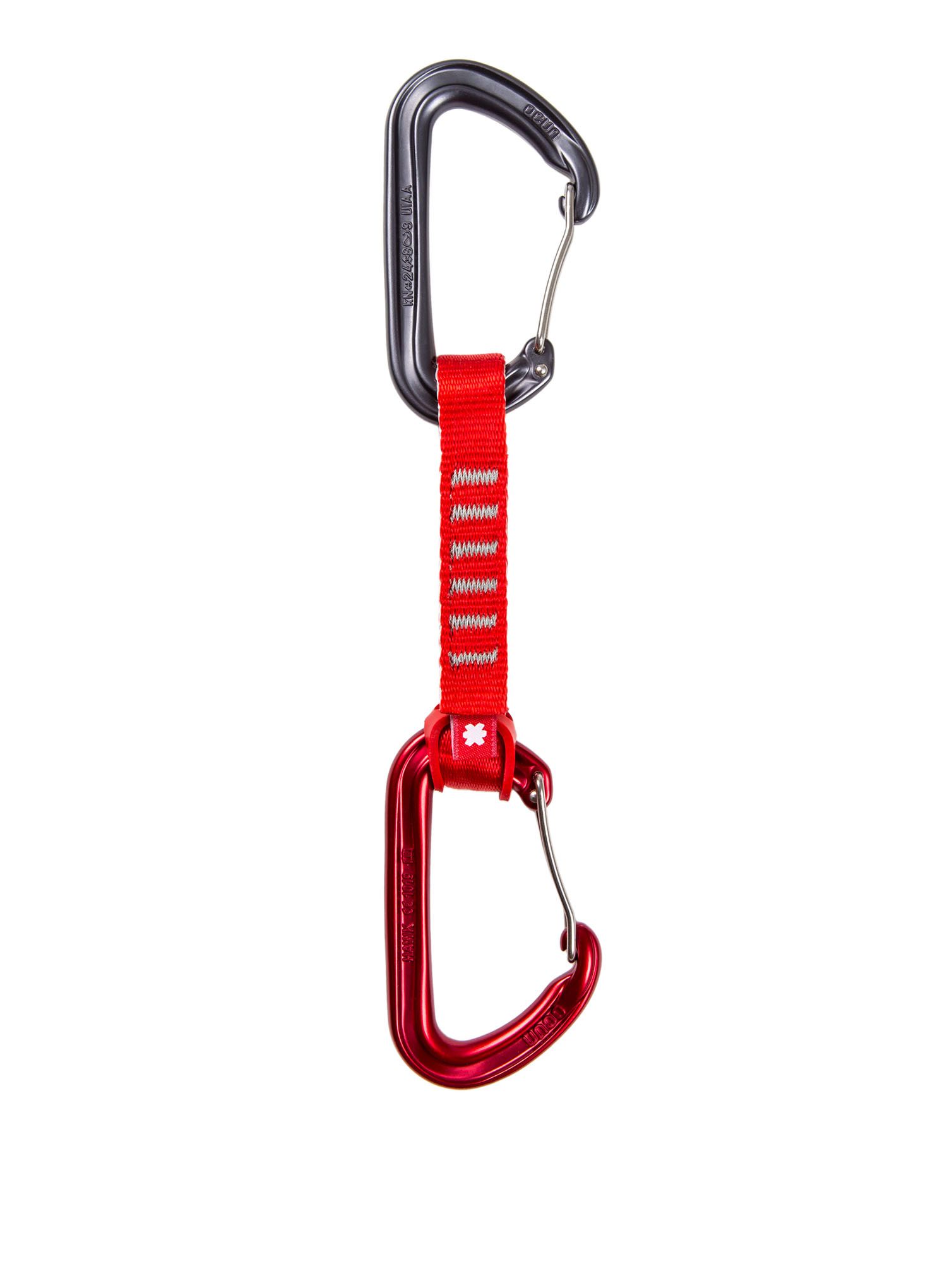 відтяжки Ocun Hawk QD Wire Eco-Pes 16 mm 10 cm 6-pack - red