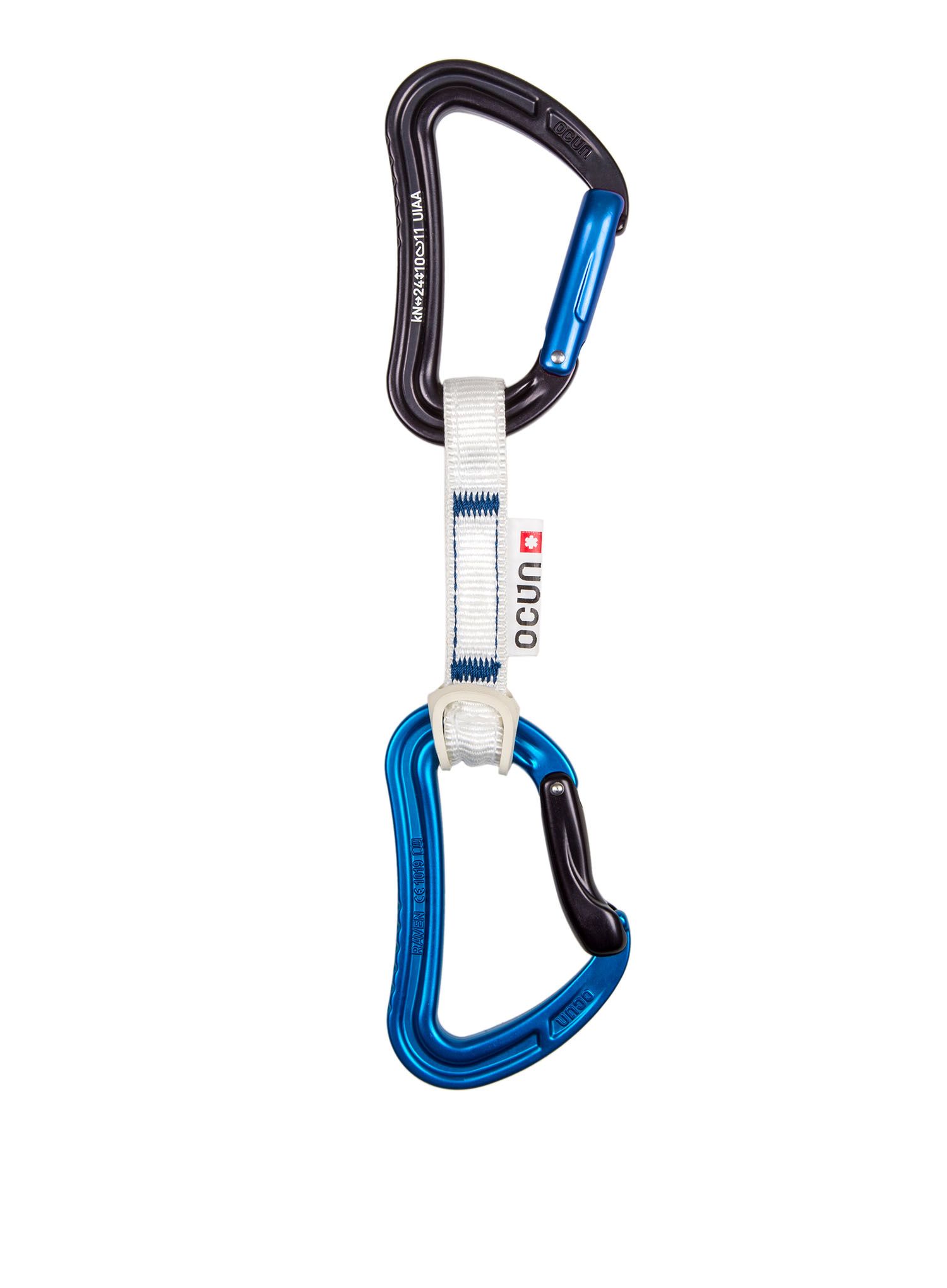 відтяжки Ocun Raven QD Bio-Dyn-Ring 15 mm 10 cm 6-pack - blue