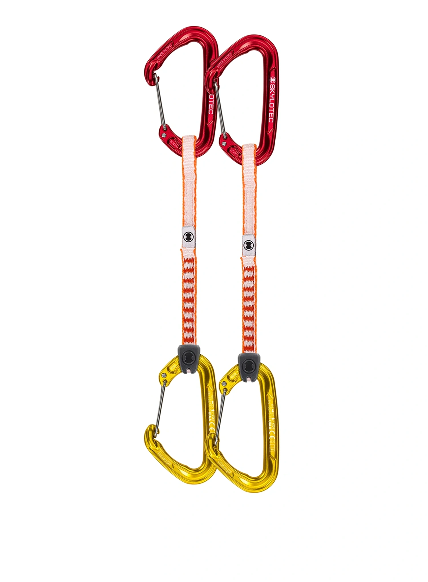 відтяжки SKYLOTEC Fly-Weight Evo Set UL - 6 Pack 12 cm - red/gold