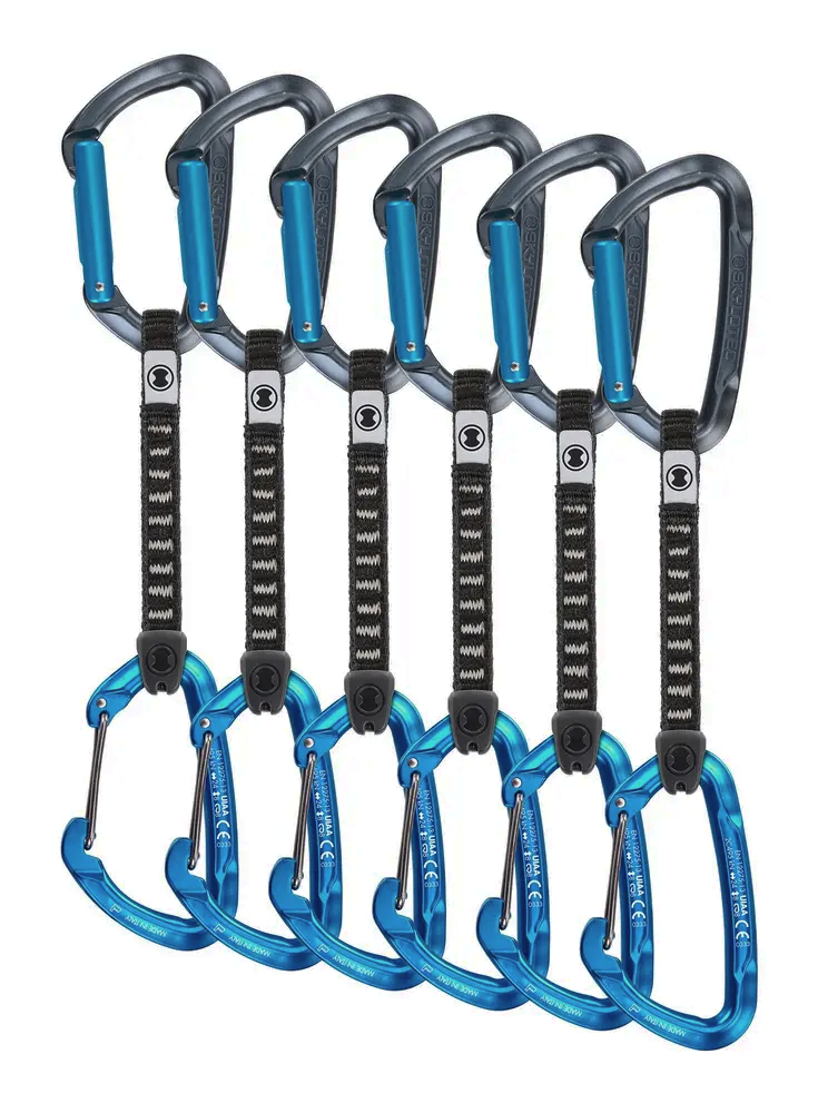 відтяжки SKYLOTEC Lime Set M-UL - 6 Pack 12 cm - anthracite/blue