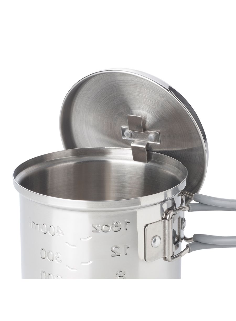Набір для приготування їжі Esbit Solid Fuel Cookset 585 ml Stainless Steel