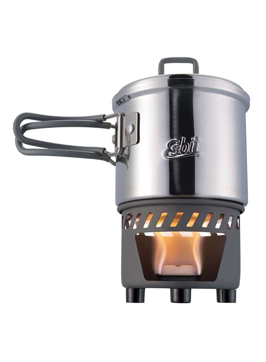 Набір для приготування їжі Esbit Solid Fuel Cookset 585 ml Stainless Steel