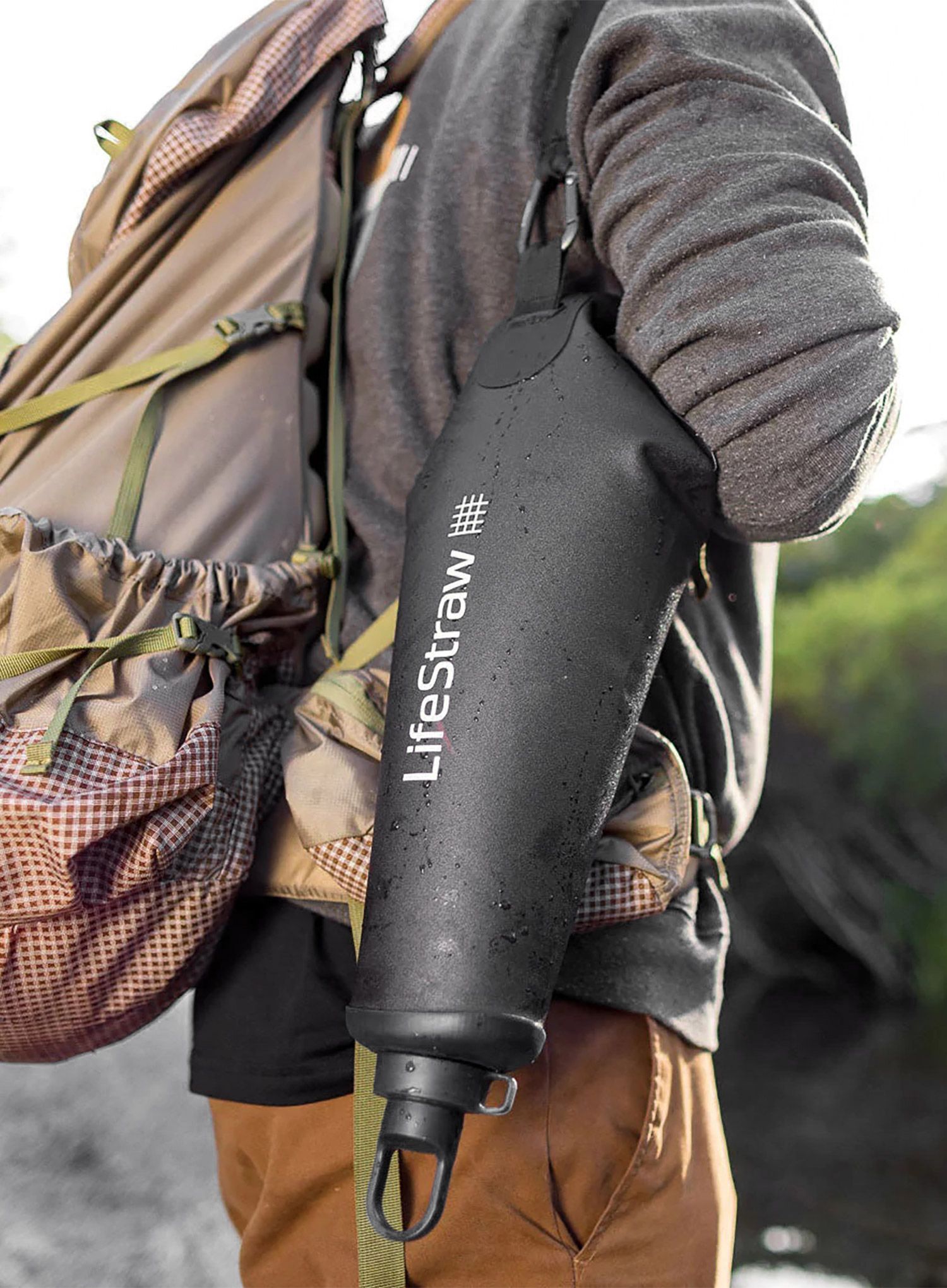 Фільтр для води LifeStraw Peak Series Flex Gravity Water Filter System 3L - dark grey
