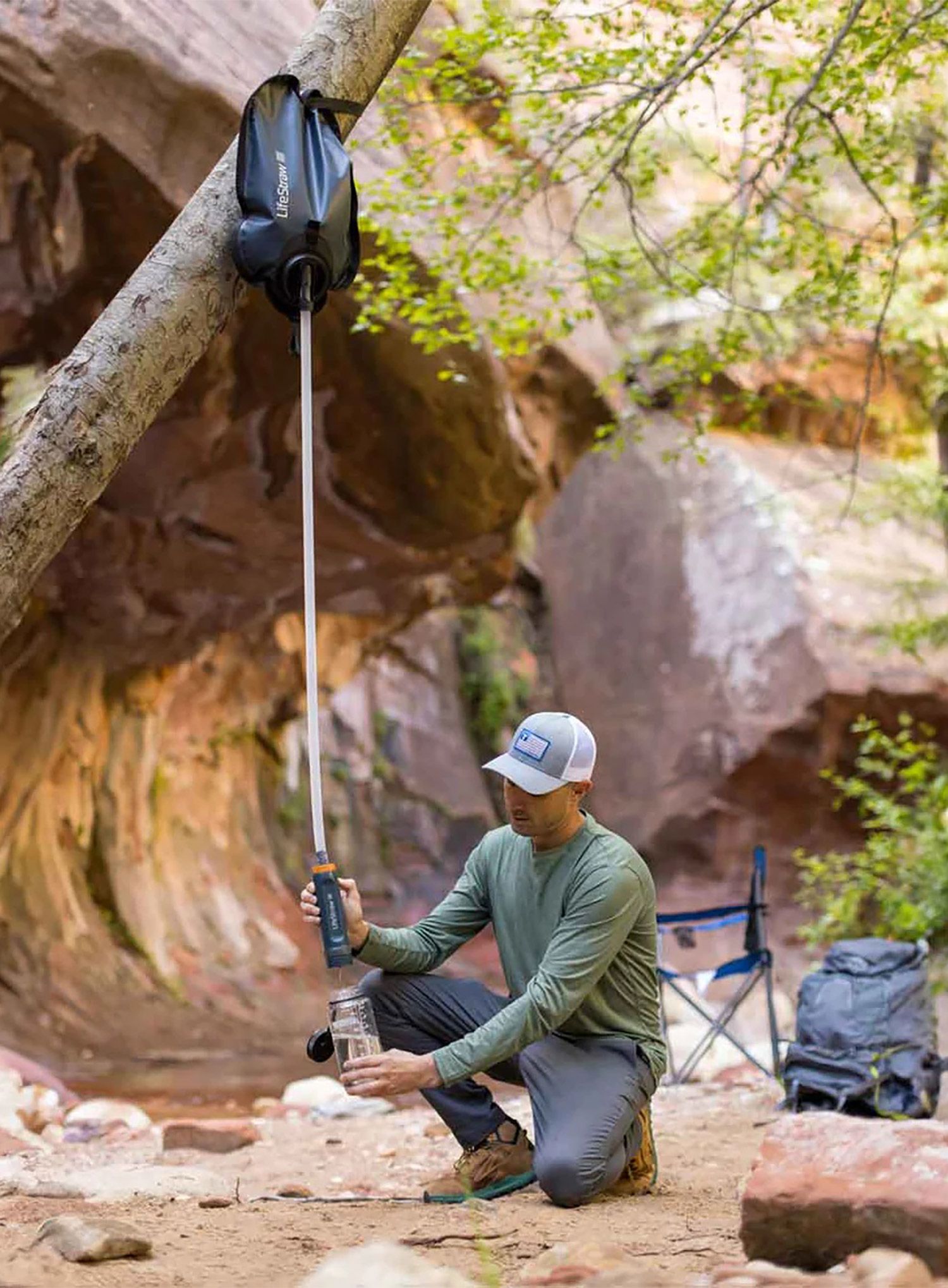 Фільтр для води Lifestraw Peak Series Gravity Water Purifier System 8 l - blue