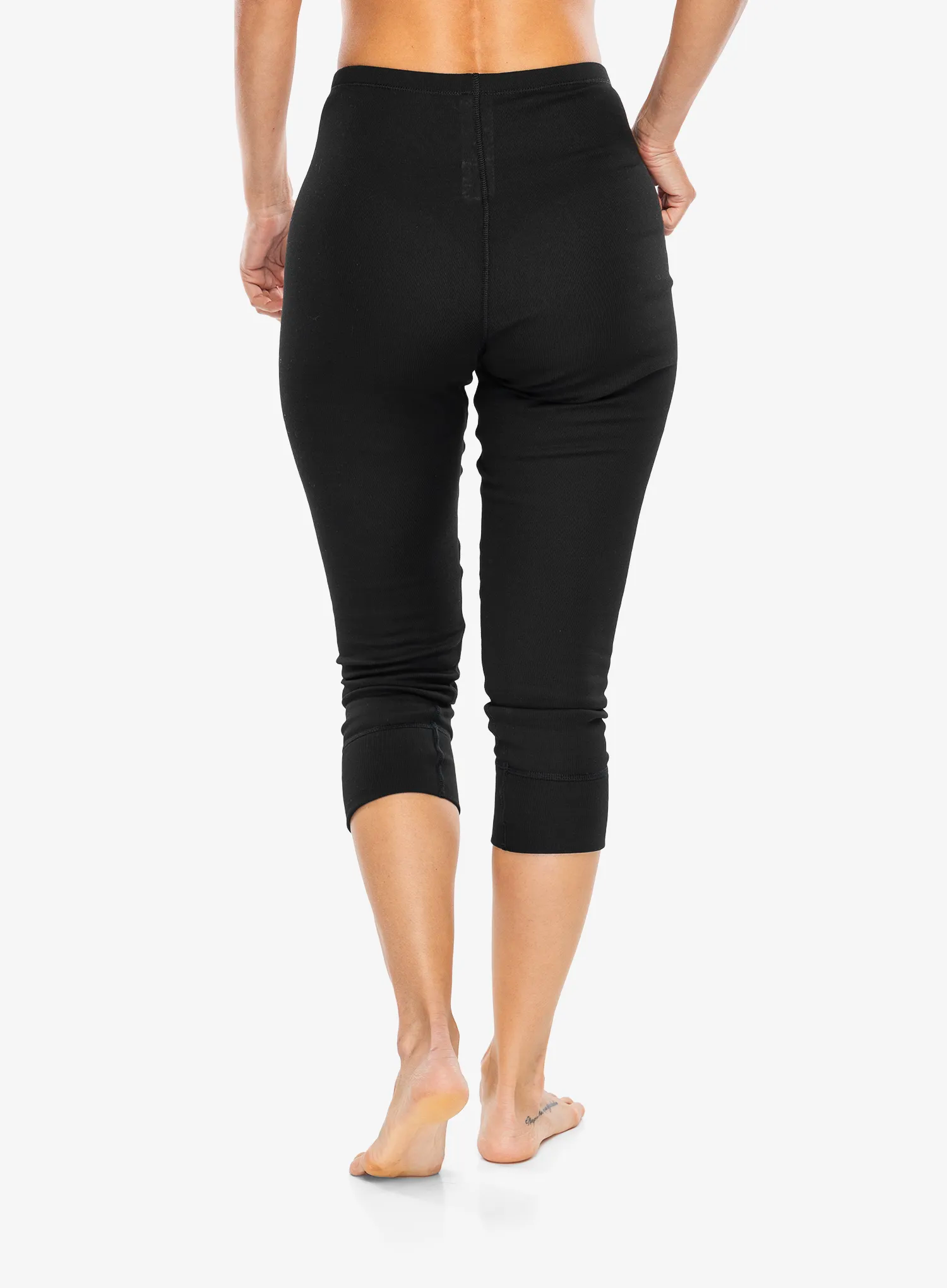 Термолосини жіночі Odlo Active Warm BL Bottom 3/4 - black