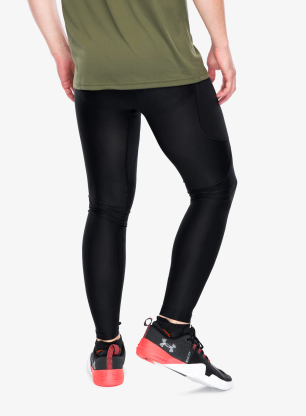 Штани для бігу жіночі Under Armour HG Armour Leggings - black/pitch gray