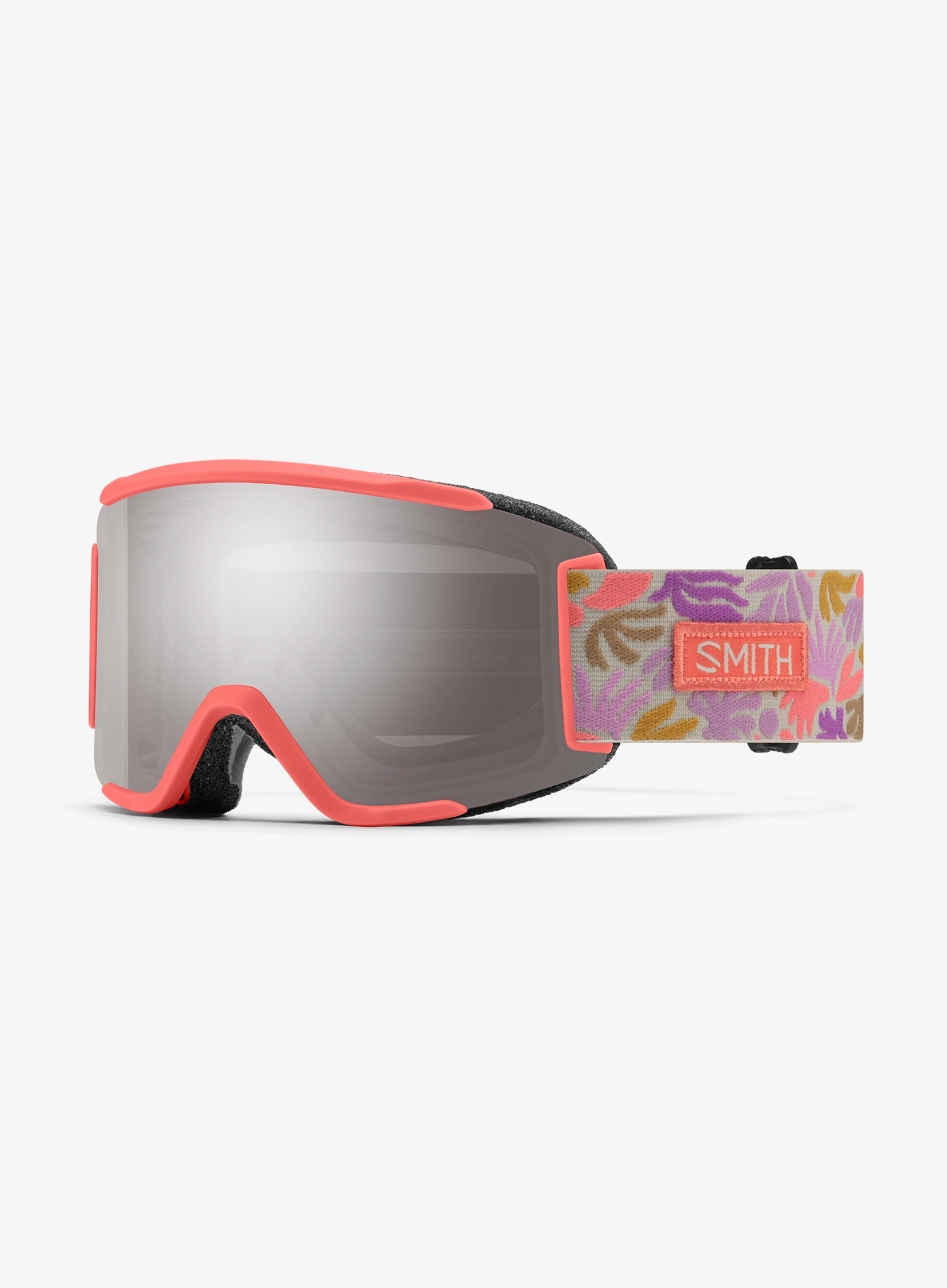 Окуляри лижні Smith Squad S - flare flora/sun platin mirror