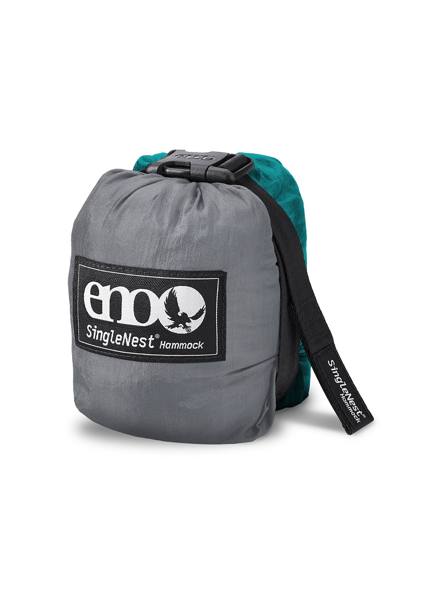 Гамак велосипедний ENO SingleNest Hammock - grey/seafoam