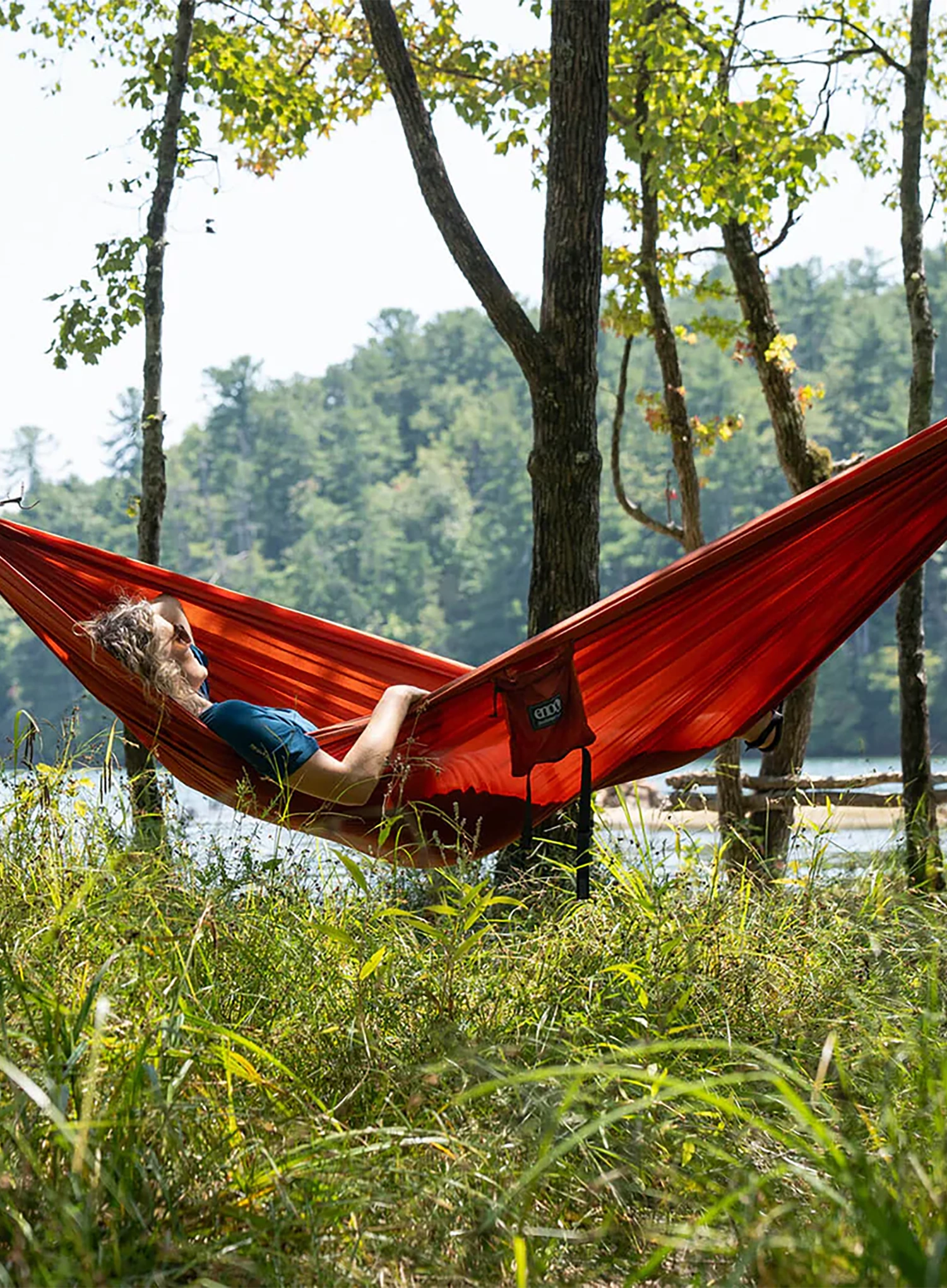 Гамак туристичний ENO DoubleNest Hammock - canyon/coral