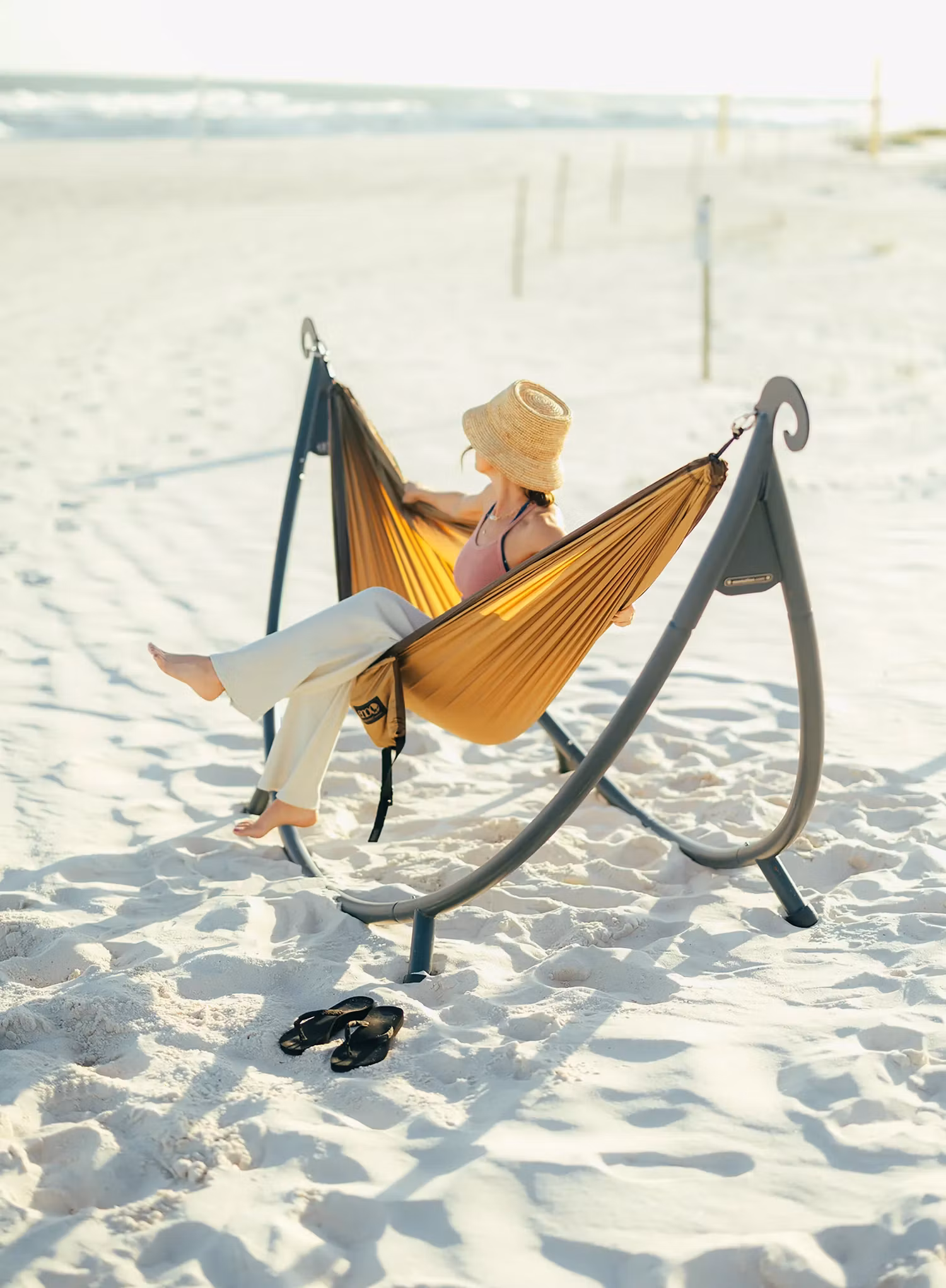 Гамак туристичний ENO DoubleNest Hammock - chocolate/latte