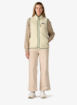 Жилет жіночий Patagonia Retro Pile Vest - natural/ellwood green