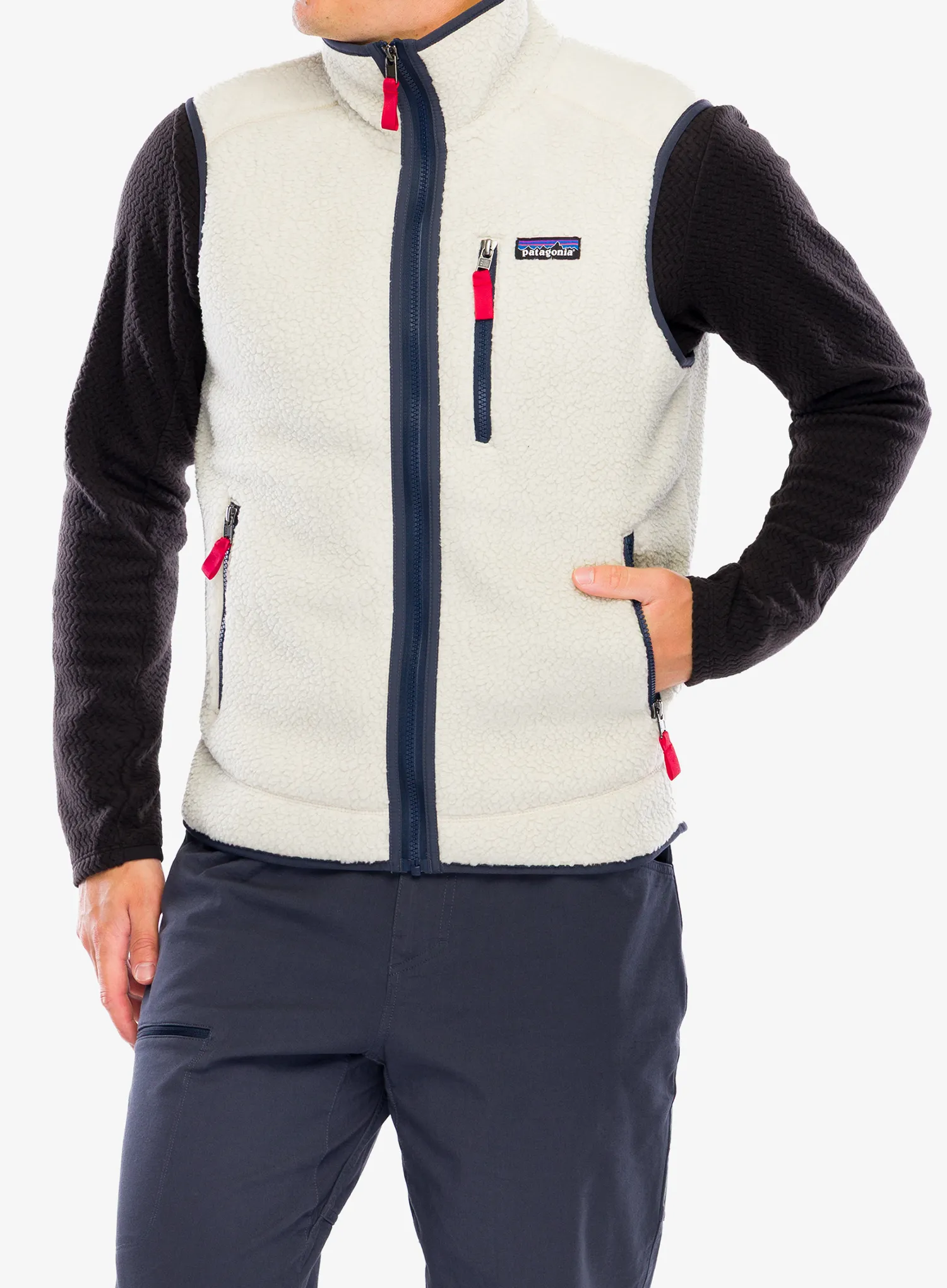 Жилет Patagonia Retro Pile Vest - pelican/smolder blue