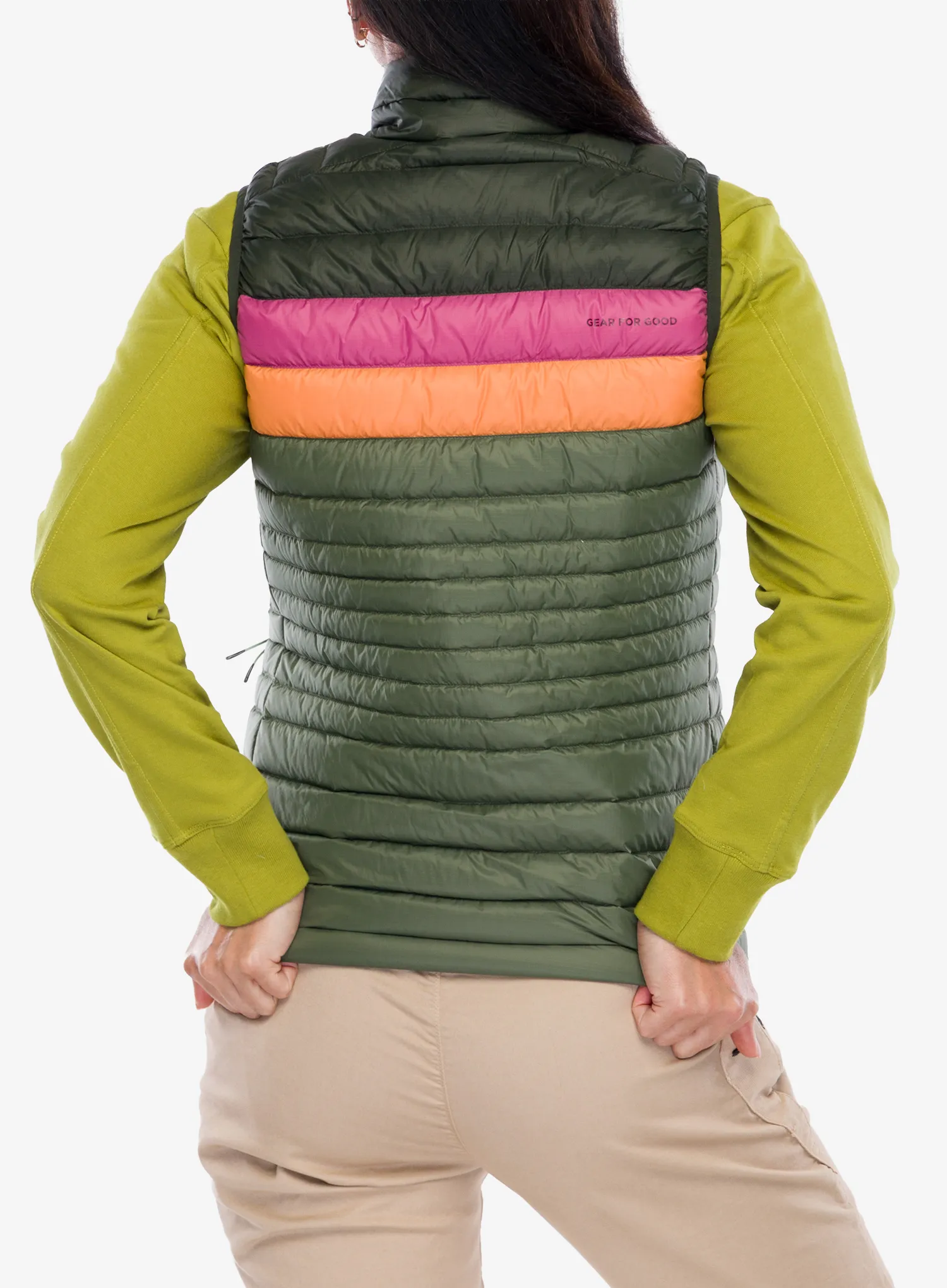 Жилет пуховий жіночий Cotopaxi Fuego Down Vest - woods/fatigue