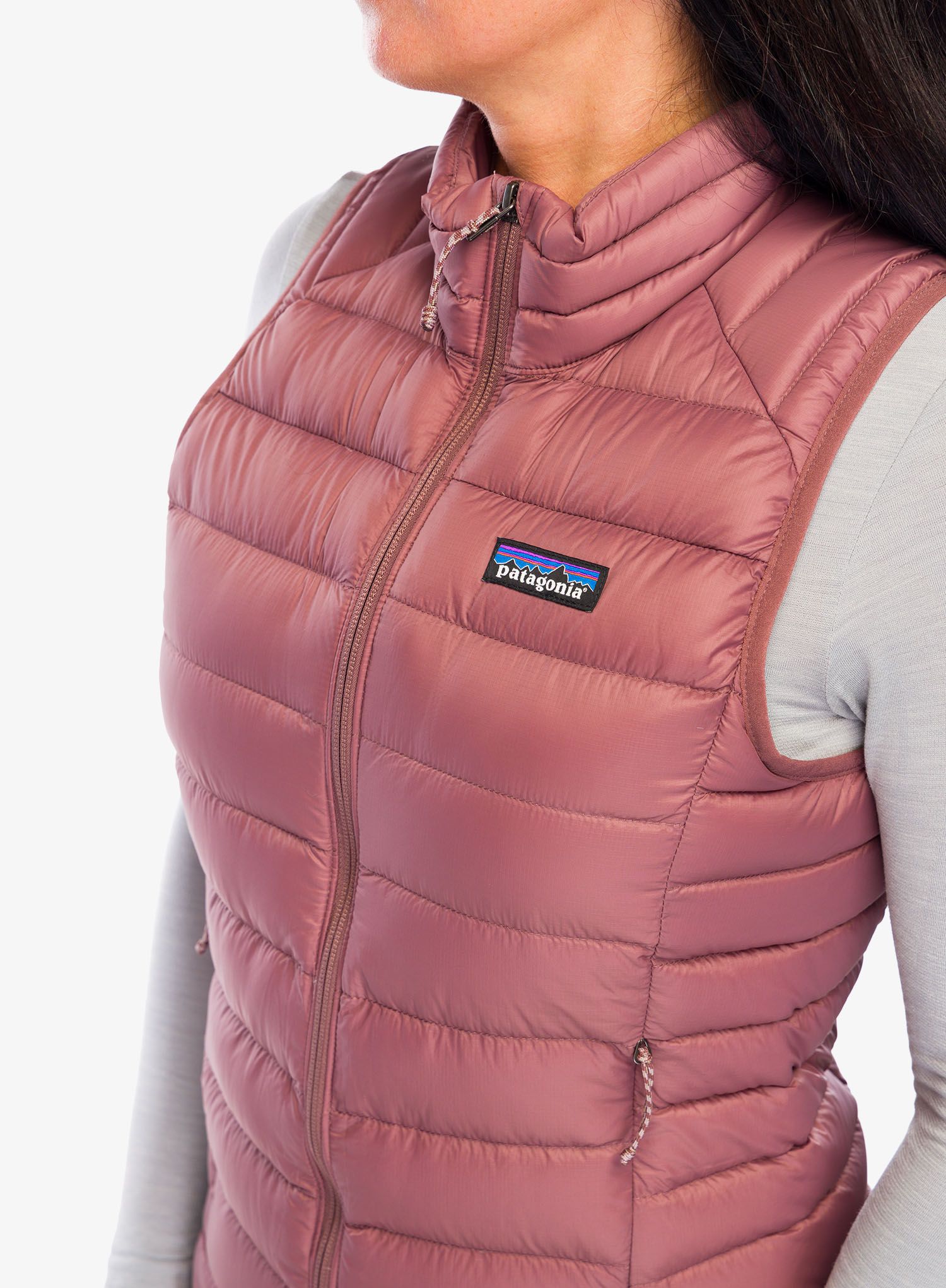 Жилет пуховий жіночий Patagonia Down Sweater Vest - dulse mauve