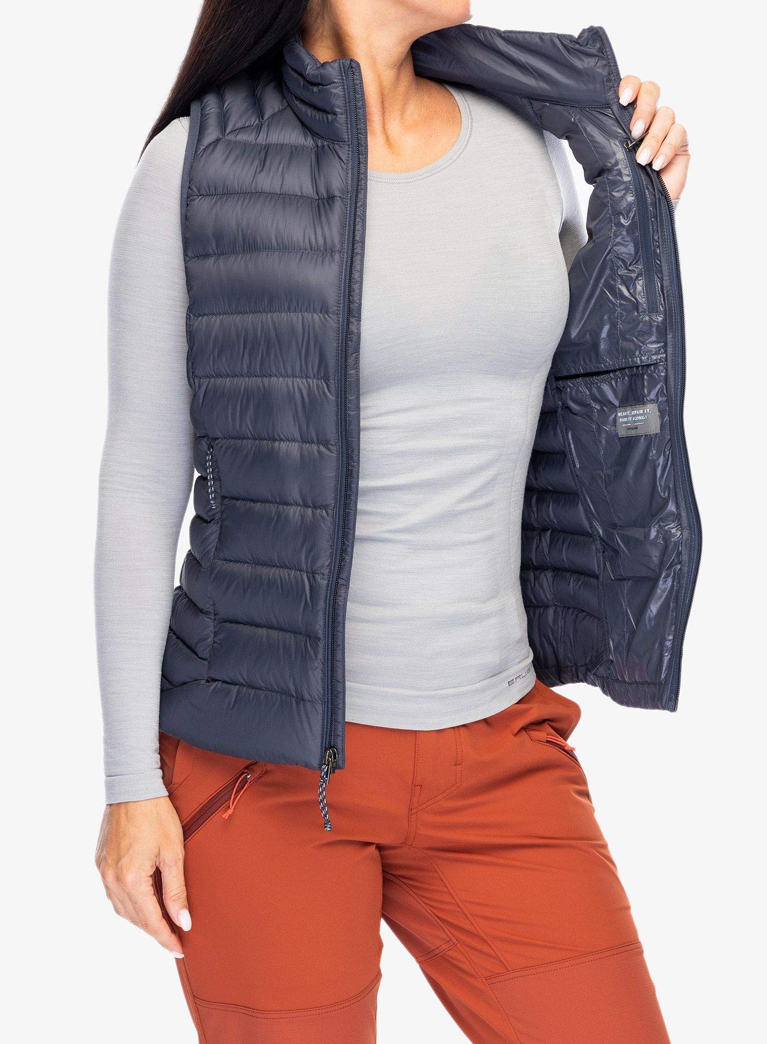 Жилет пуховий жіночий Patagonia Down Sweater Vest - smolder blue