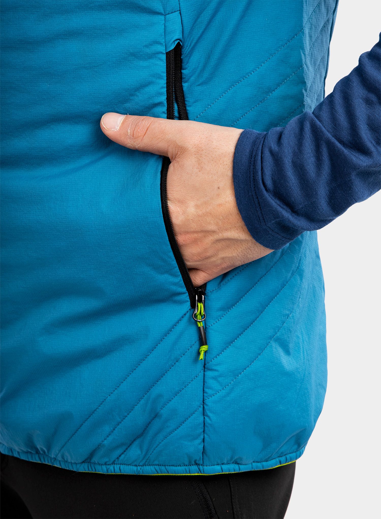 Жилет Montura Connect Pro Vest - teal blue/acid green