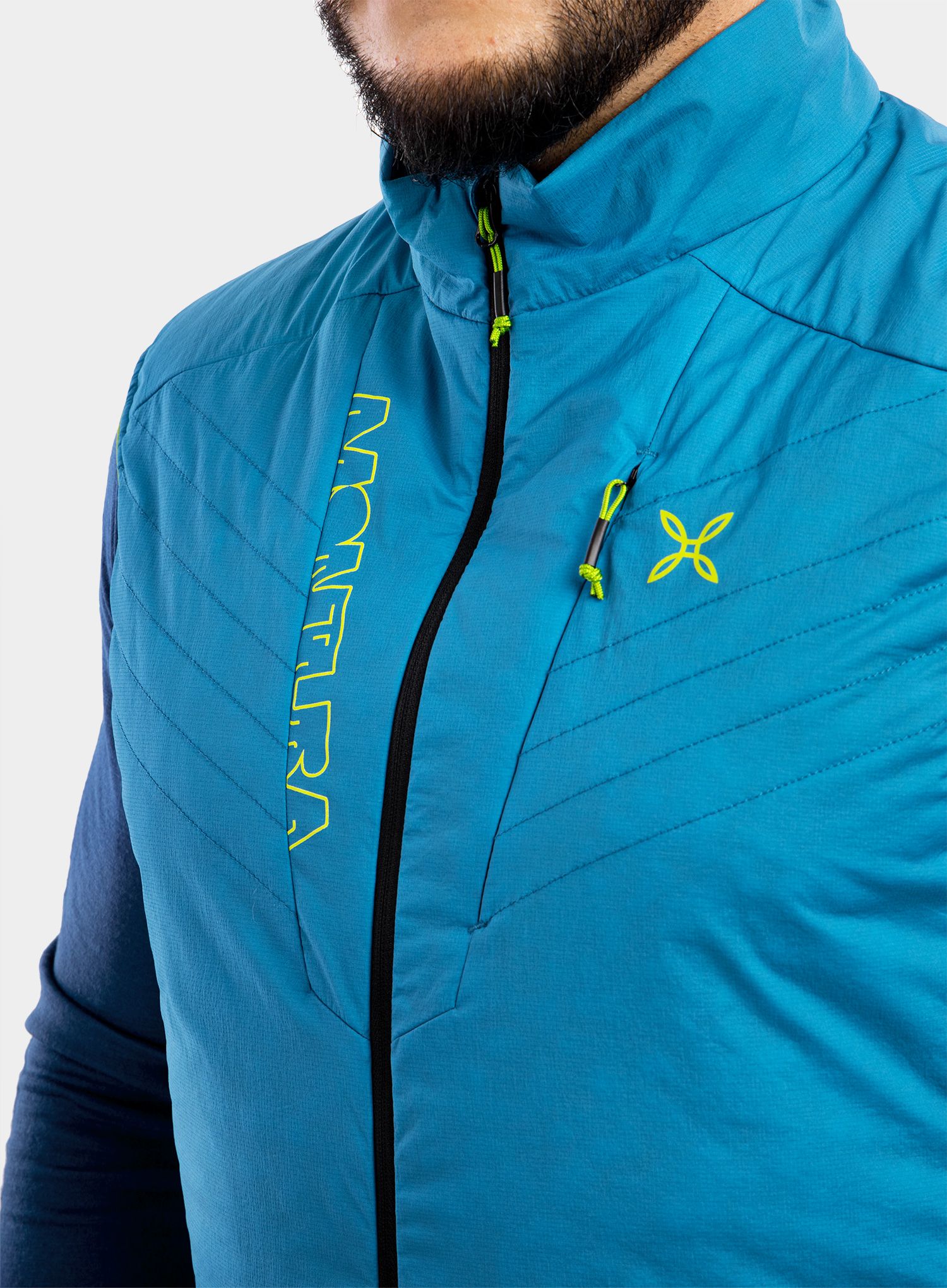 Жилет Montura Connect Pro Vest - teal blue/acid green