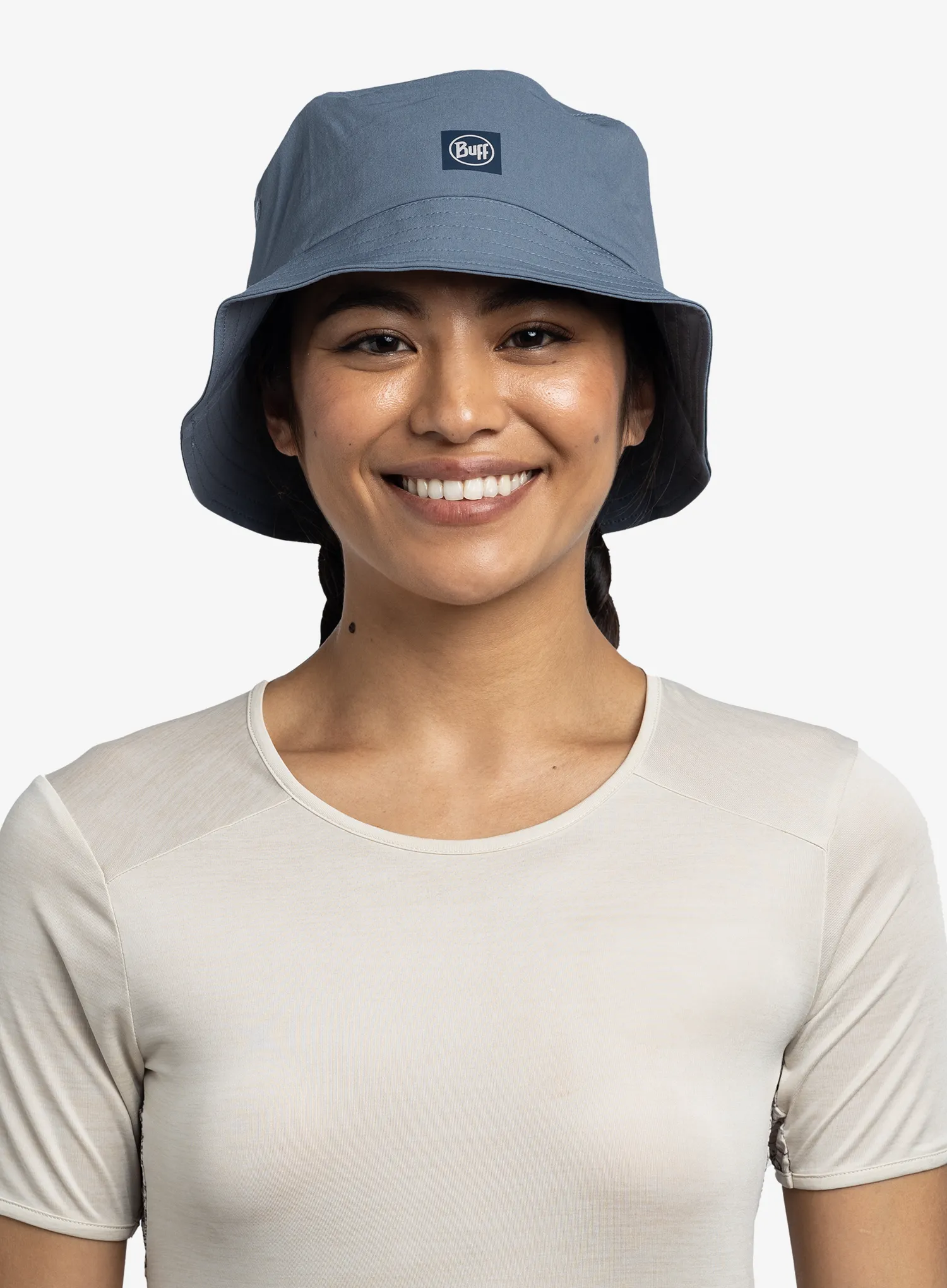 Капелюх Buff Adventure Bucket Hat - solid stone blue
