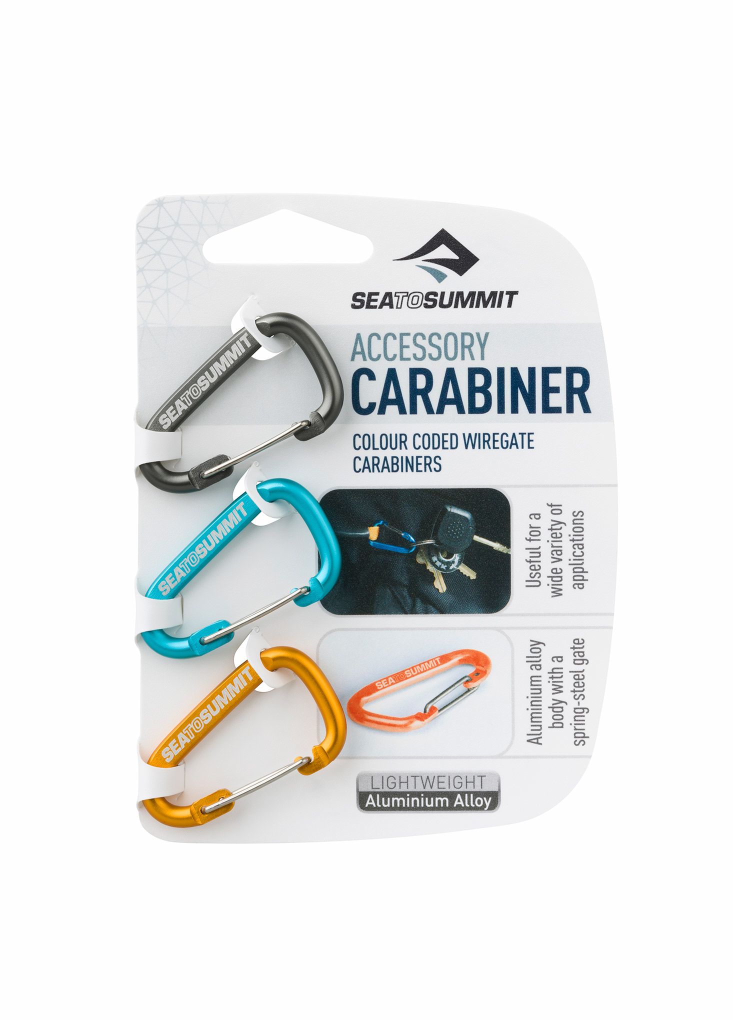 Карабінчик Sea To Summit Accessory Carabiner Set 3pcs