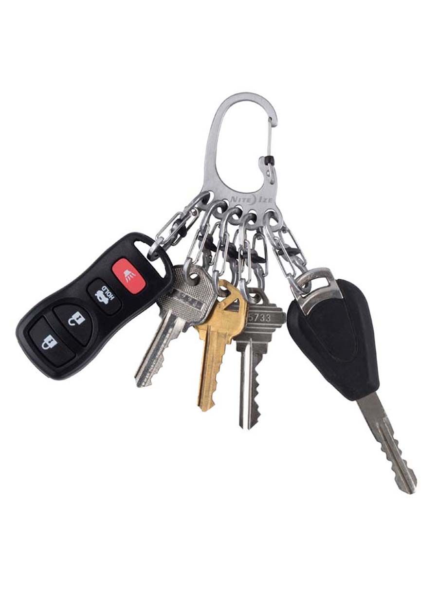 Карабінчик Nite Ize BigFoot KeyRack Locker - steel