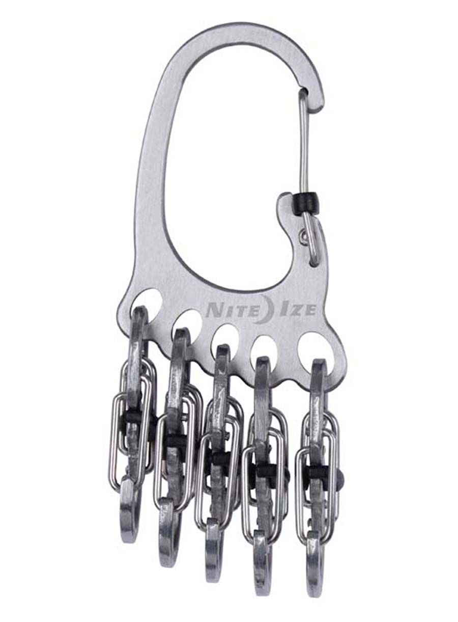 Карабінчик Nite Ize BigFoot KeyRack Locker - steel