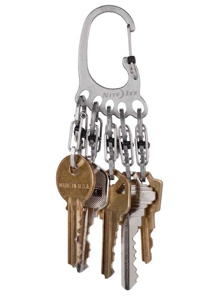 Карабінчик Nite Ize BigFoot KeyRack Locker - steel