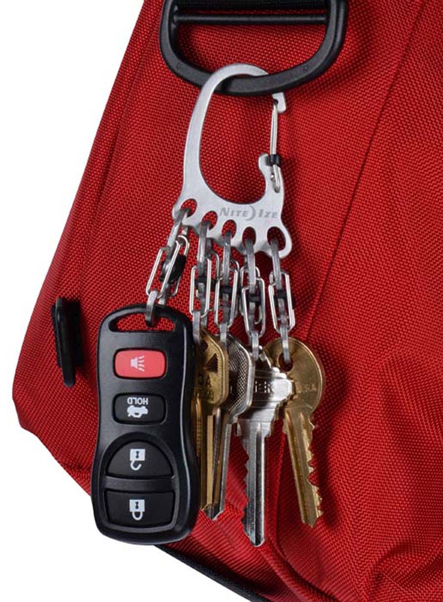 Карабінчик Nite Ize BigFoot KeyRack Locker - steel