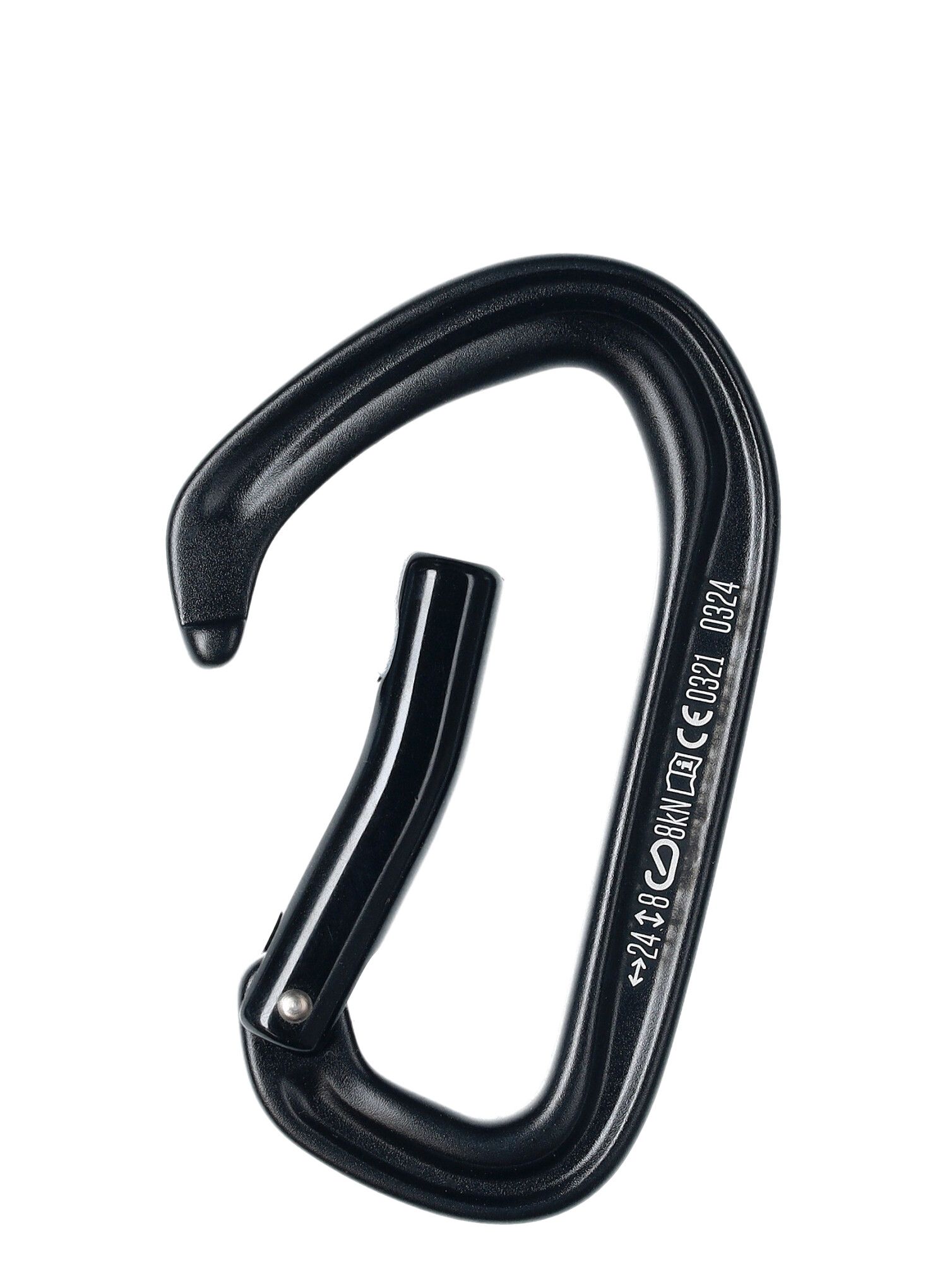 Карабін Black Diamond HotForge Bent Gate - black